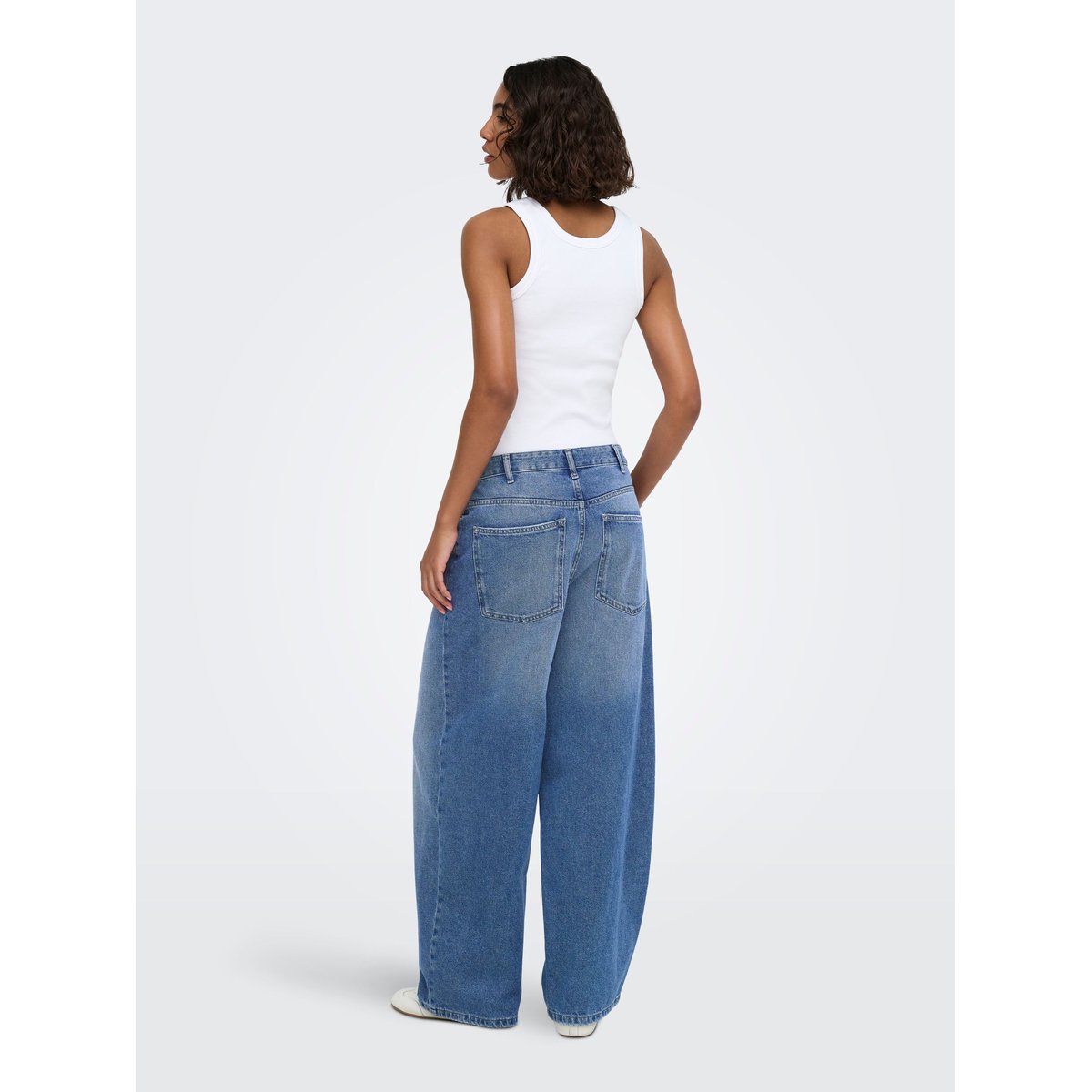 Jean À Jambe Large medium blue denim, ONLY