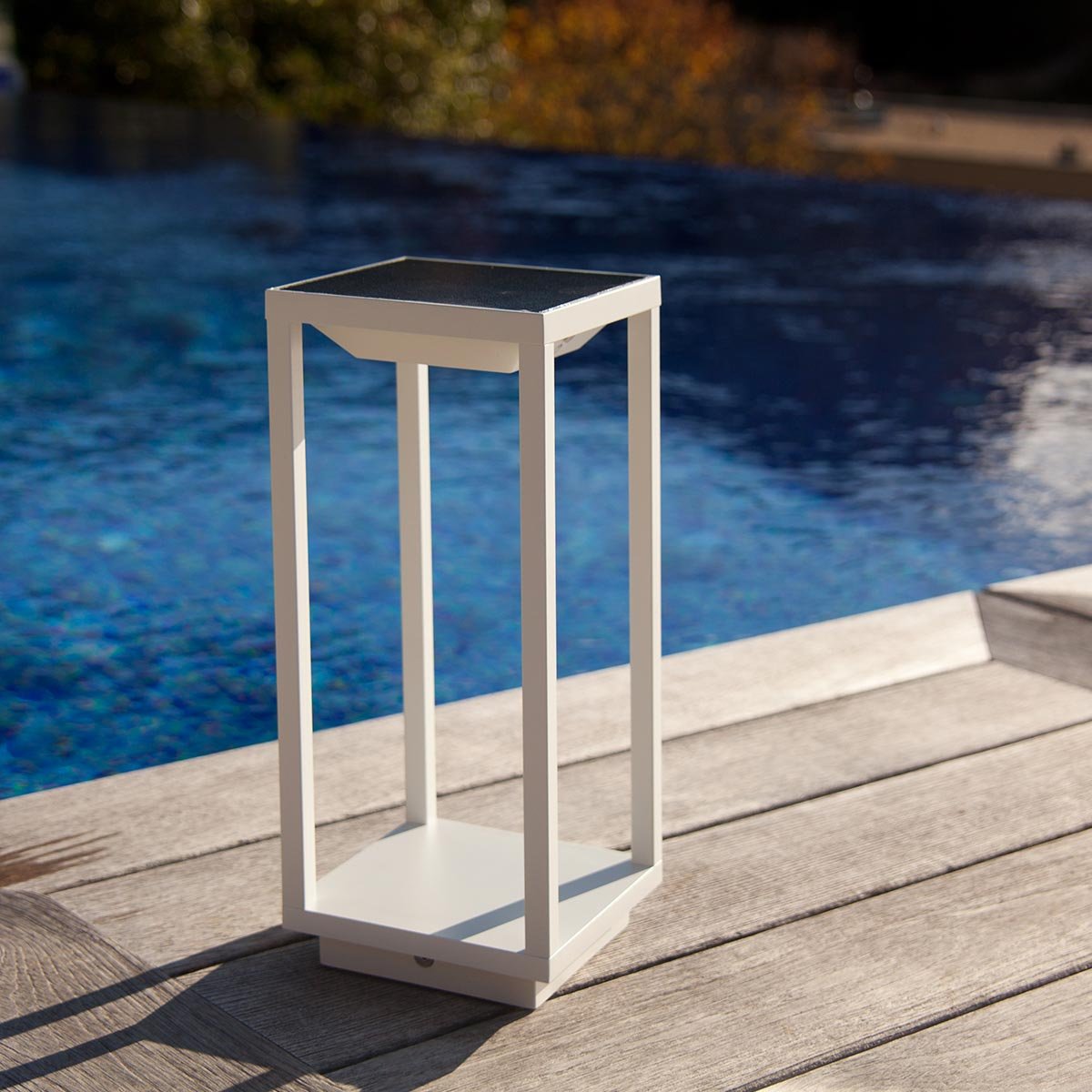 Lanterne solaire rechargeable HYDRA blanc, LUMISKY