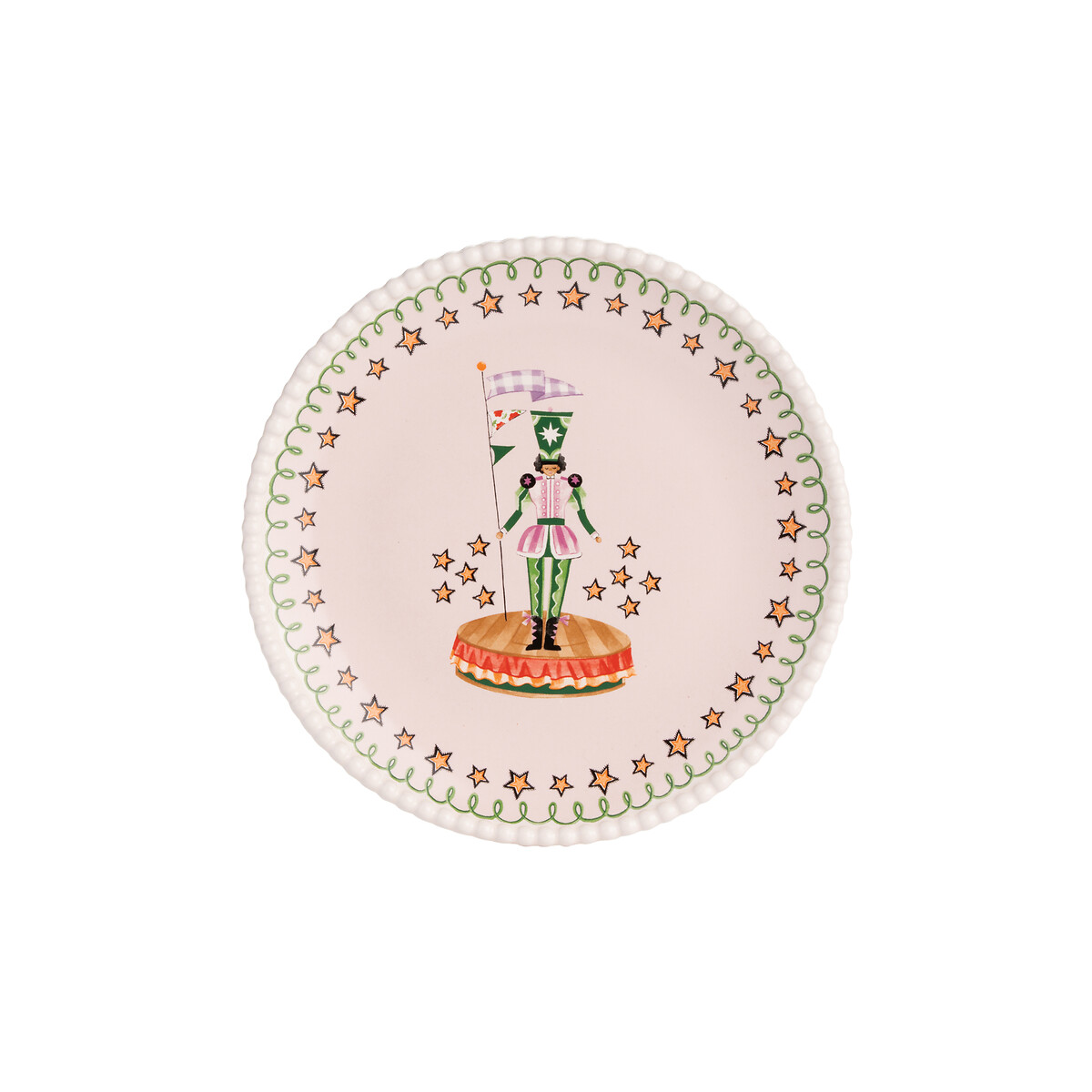 Set of 2 Nutcracker Side Plates multi-coloured, CATH KIDSTON