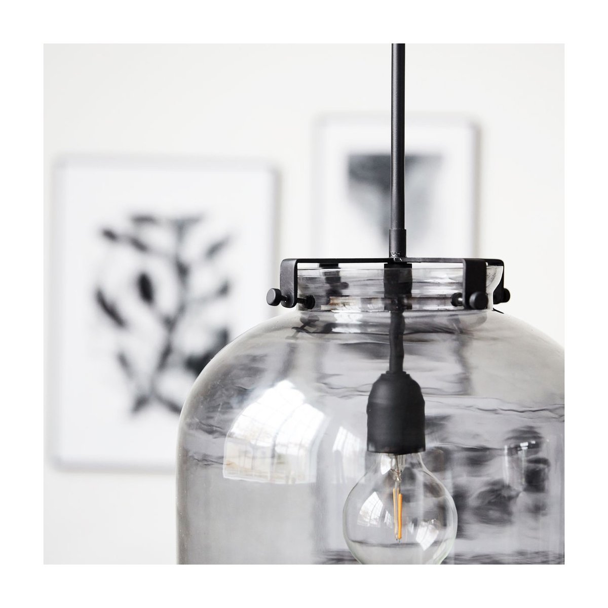 Lampe Suspension Ball Diam 30 cm gris, HOUSE DOCTOR