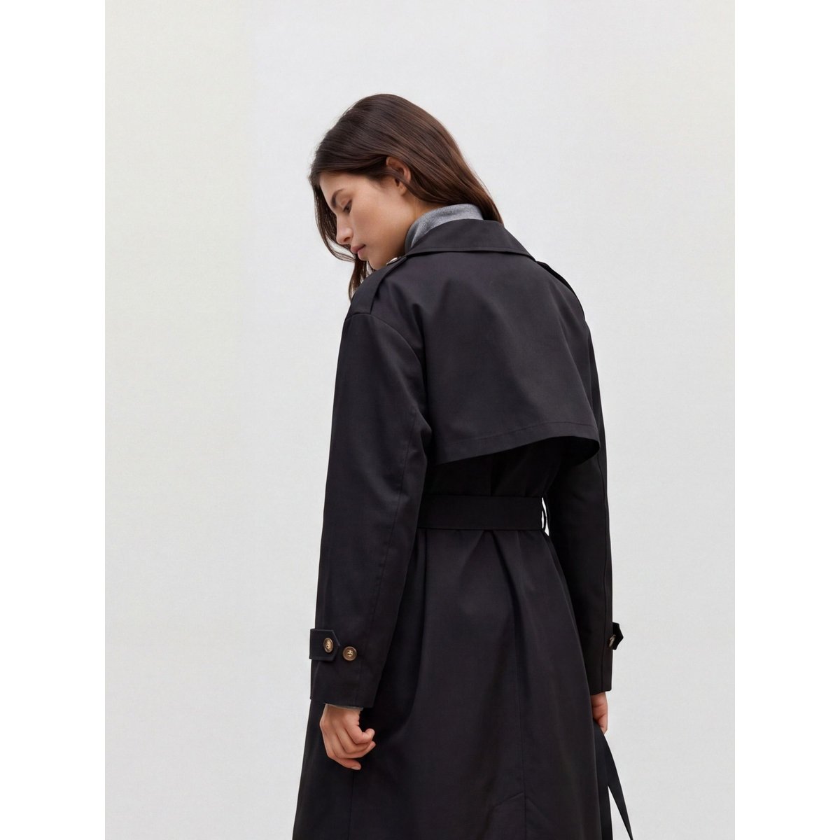 Trench Coat black 1, VERO MODA