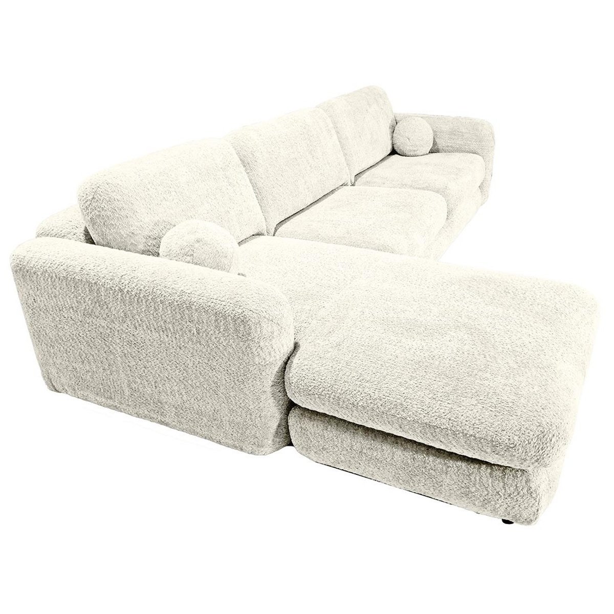 Canapé d'Angle gauche 4 places - RACHEL beige, BEST MOBILIER
