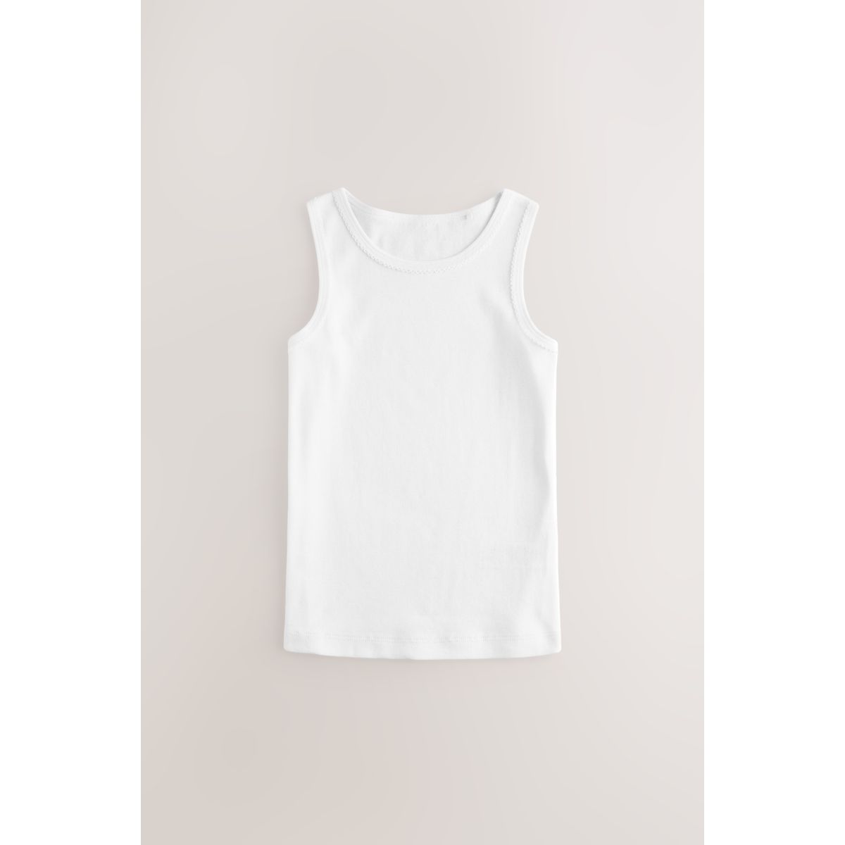 Débardeur 100 % coton, lot de 10 blanc, NEXT