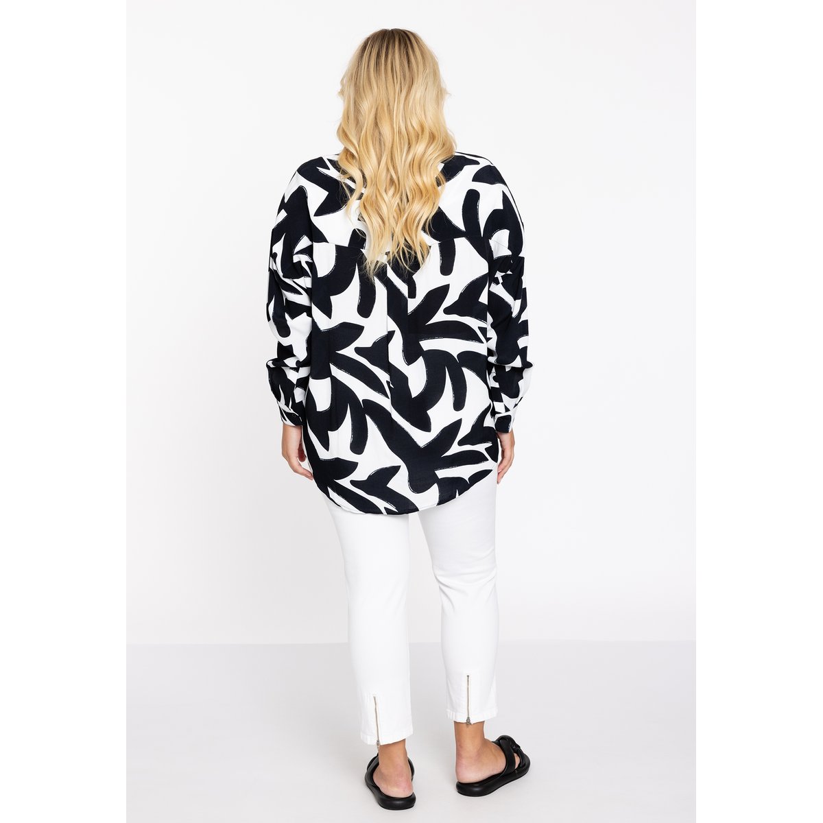 Chemise imprimé / imprimée blanc, YOEK