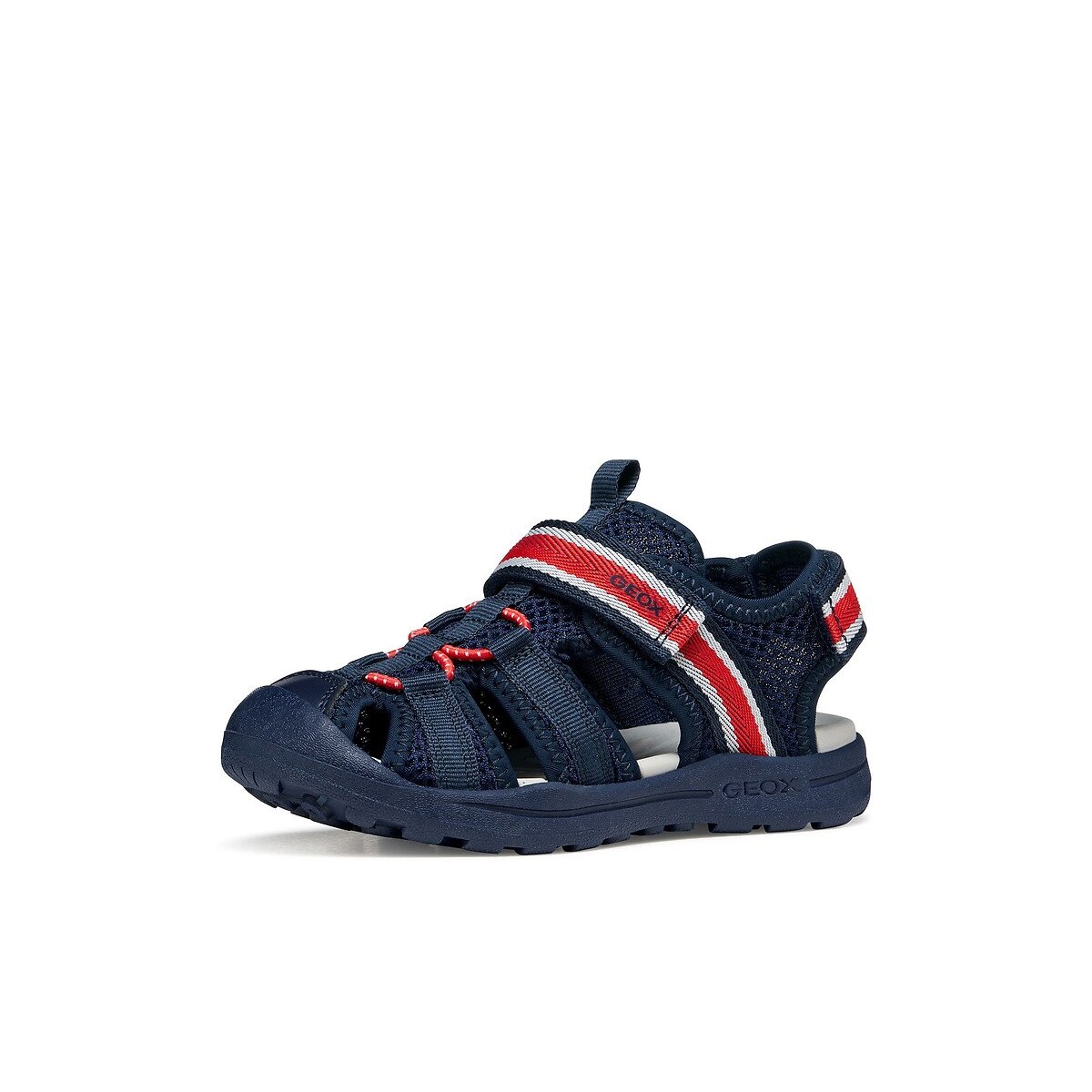 Kids Vaniett Closed Sandals navy blue/red, GEOX