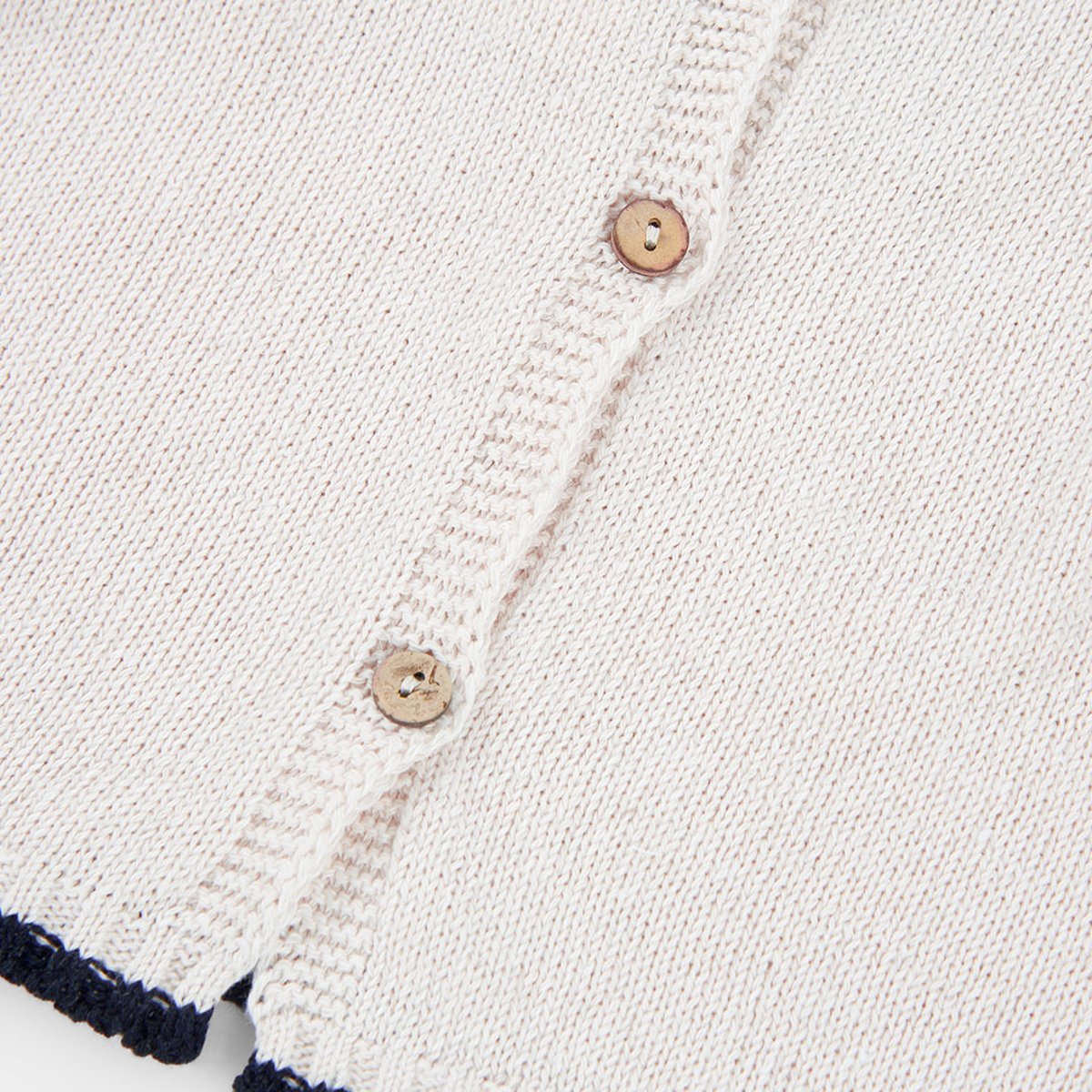 Pull pour bébé avec imprimé lettres blanc, BOBOLI