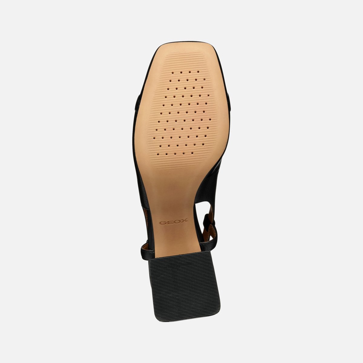 Escarpins slingback Coronilla, bout carré noir, GEOX