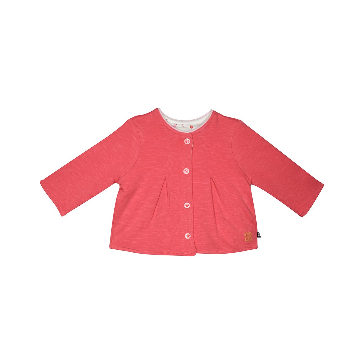 Cardigan lea maille bebe rose, SUCRE D'ORGE