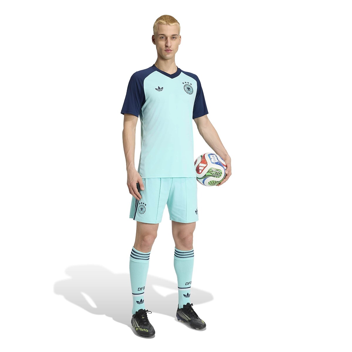 Preshirt Away Duitsland, WK 2026 aqua , adidas Performance