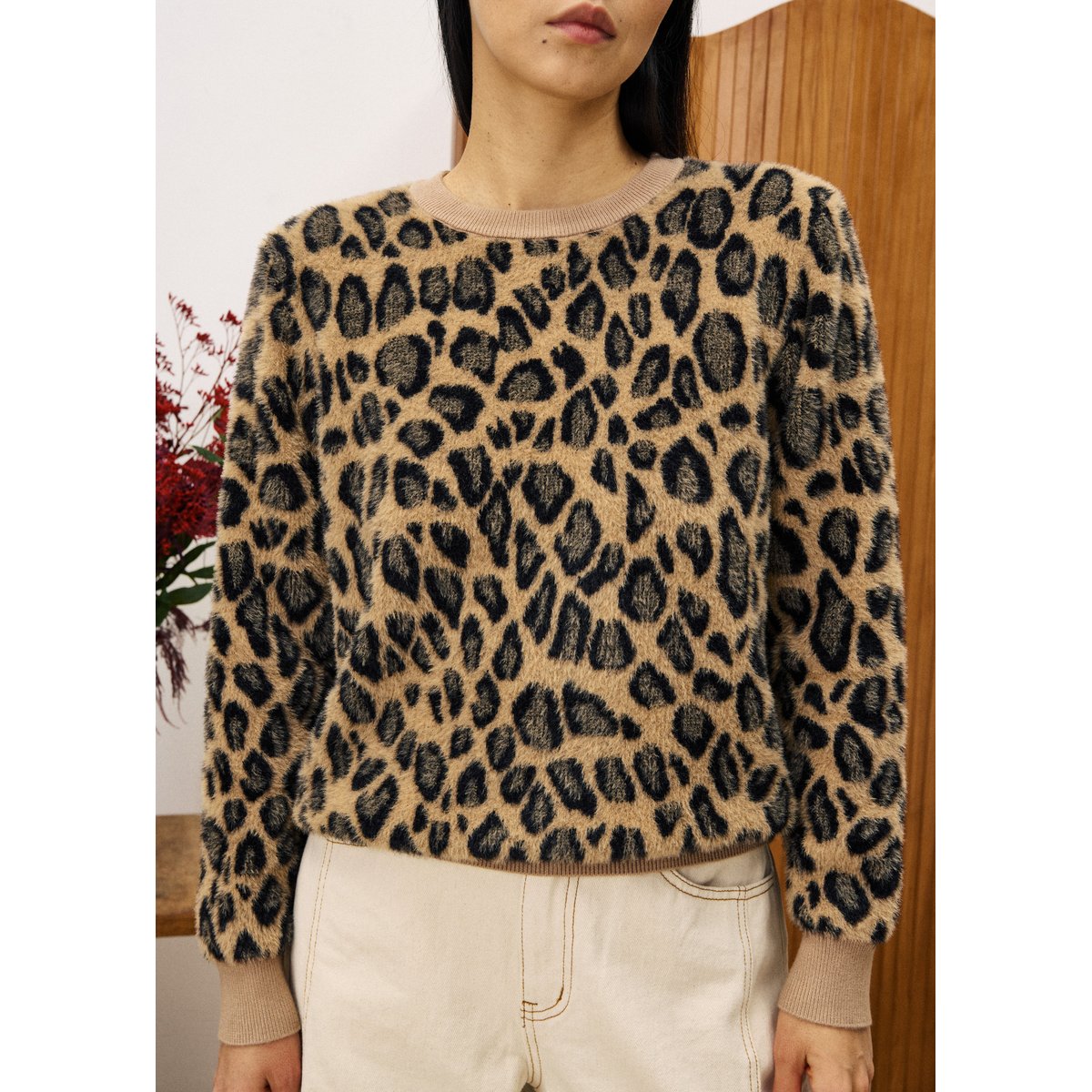 Pull  à motif léopard CANNA leopard, FRNCH