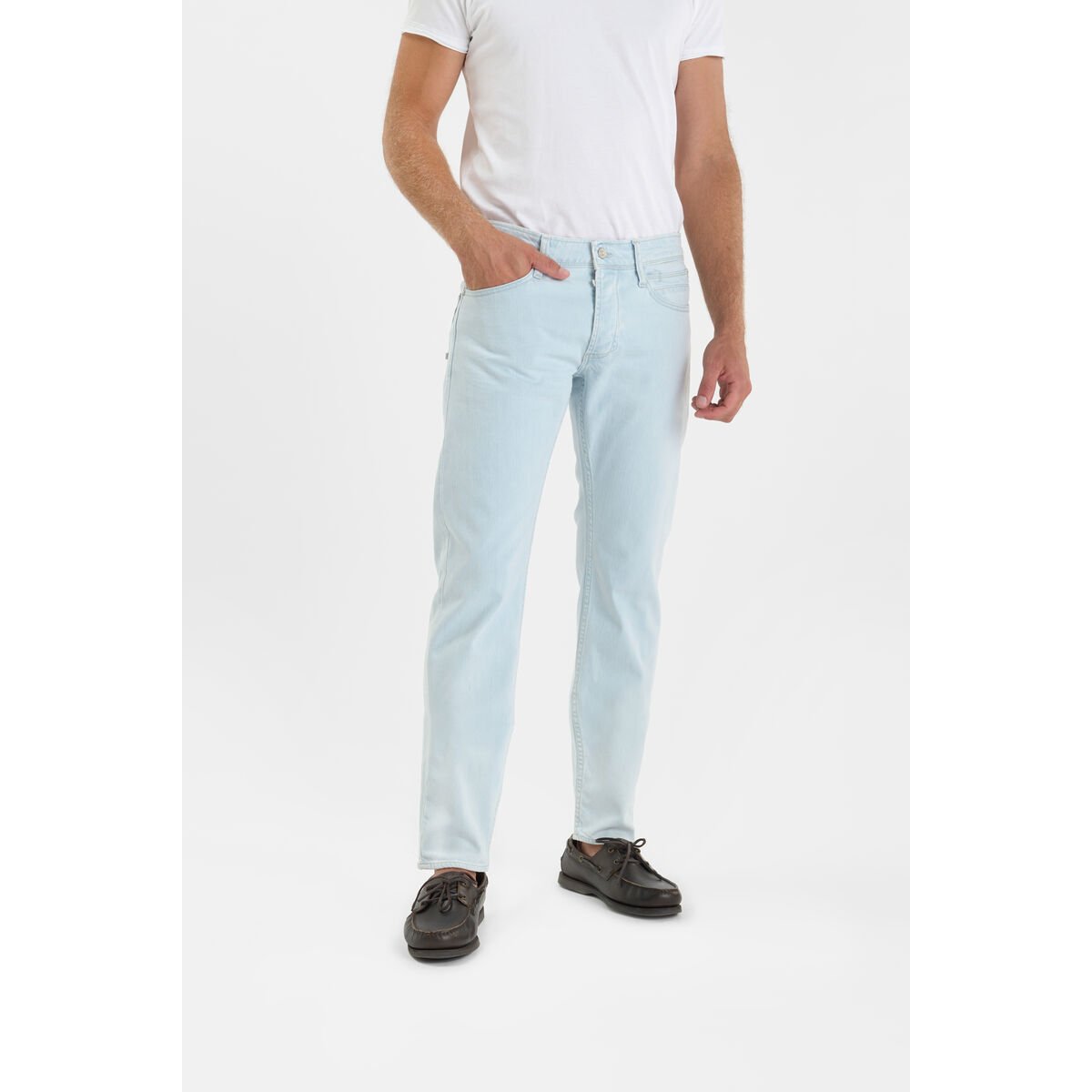 Jeans slim stretch 700/11, longueur 34 blue, LE TEMPS DES CERISES