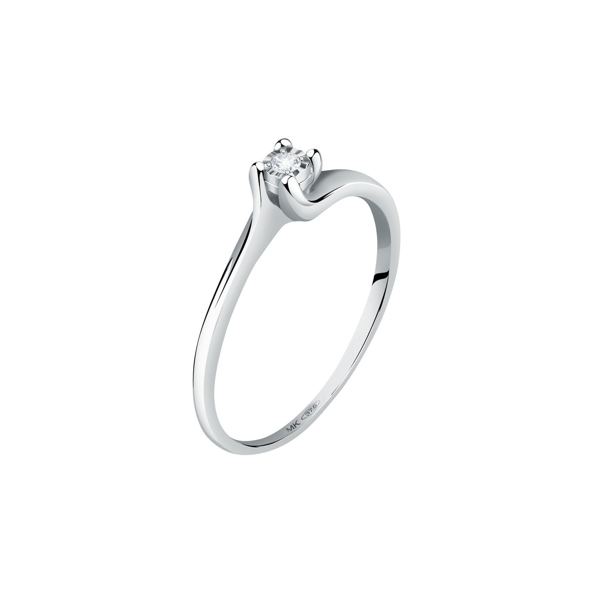 Bague en or blanc 375 PETITE ETOILE argent, BLUESPIRIT