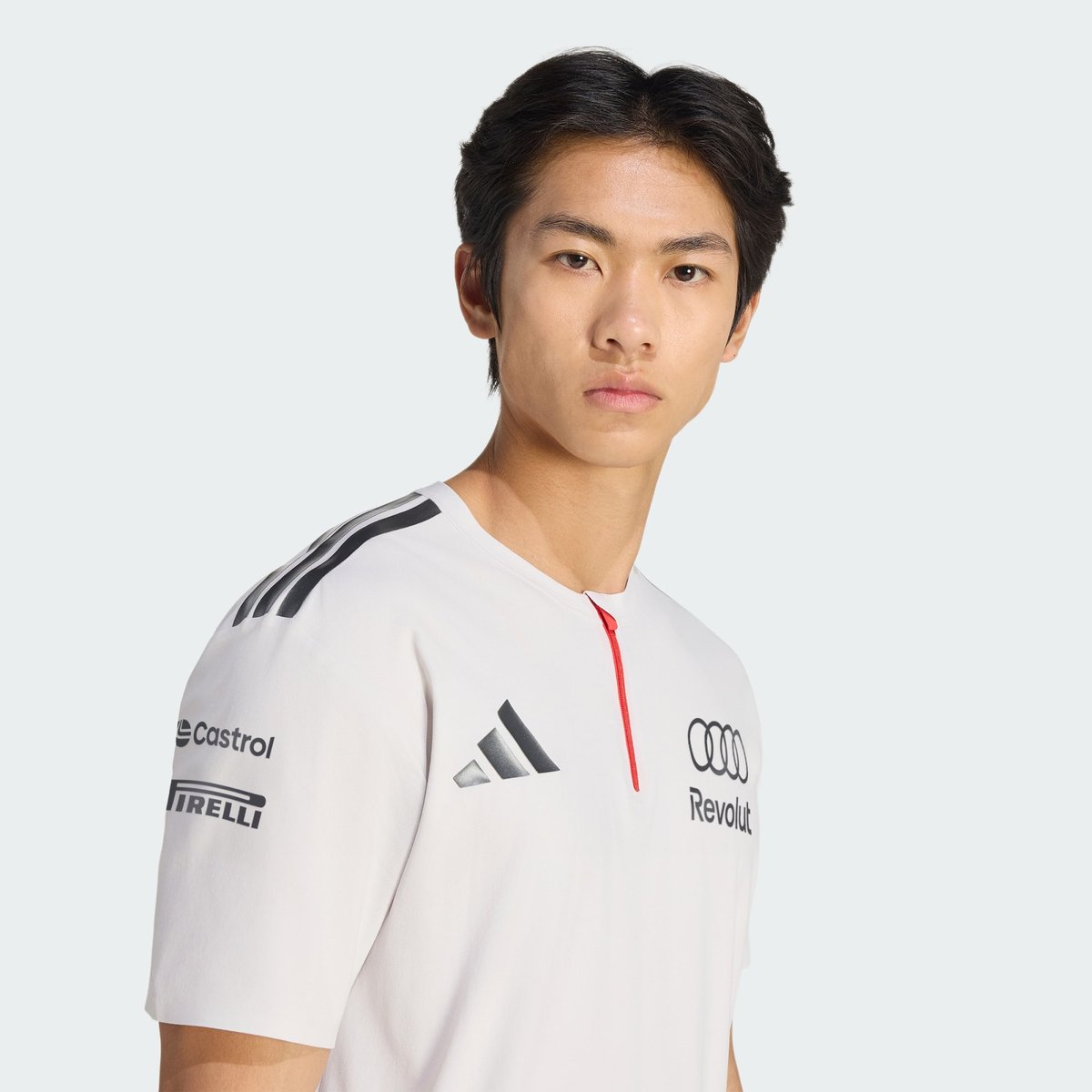 Polo Manches Courtes Ingénieurs Et Équipe Marketing Audi Revolut F1 Team Polo Manches Courtes Ingénieurs Et Équipe Marketing Audi Revolut F1 Team chalk pearl / iron metallic, adidas Performance