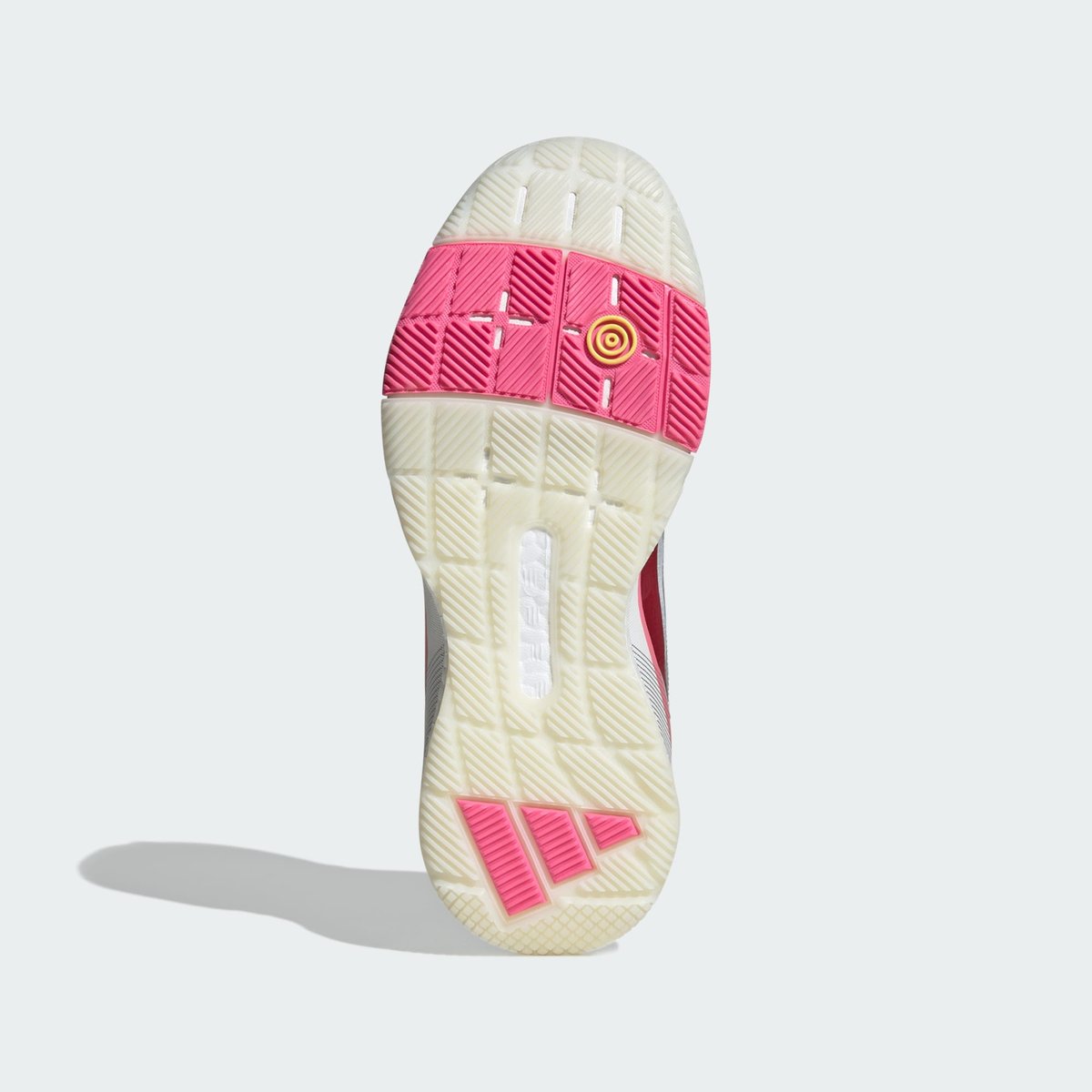 Chaussure De Padel Crazyquick Boost Chaussure De Padel Crazyquick Boost cloud white / silver metallic / lucid pink, adidas Performance