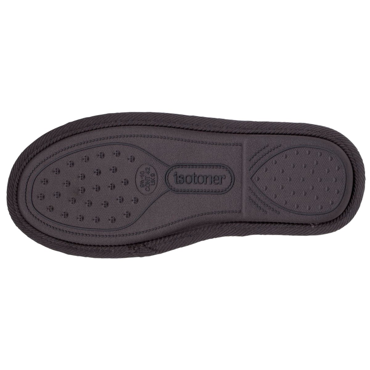 Chaussons Mules ouvertes gris, ISOTONER