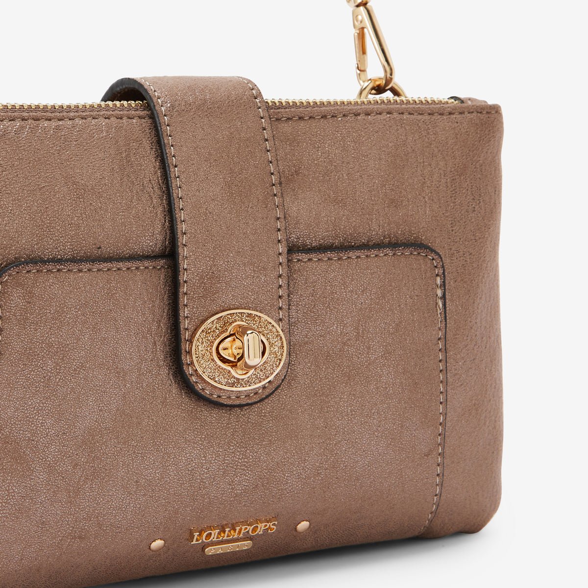 Sac multi poches Roselyne doré,taupe, LOLLIPOPS