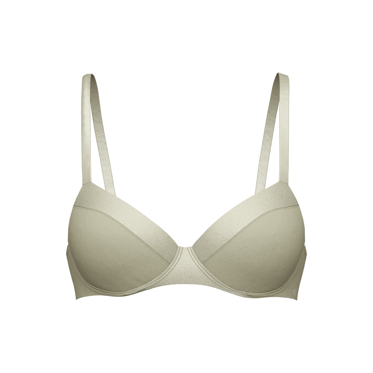 Soutien-gorge T-shirt Coton CATE tea green, CALIDA