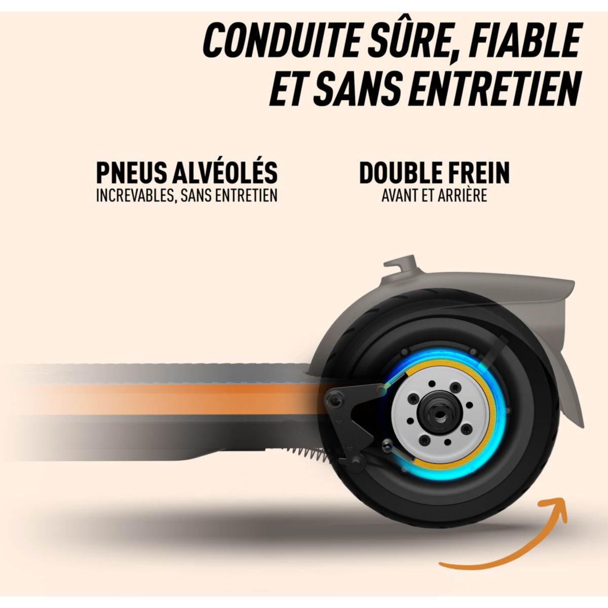Trottinette électrique enfant C2 enfant couleur unique, NINEBOT