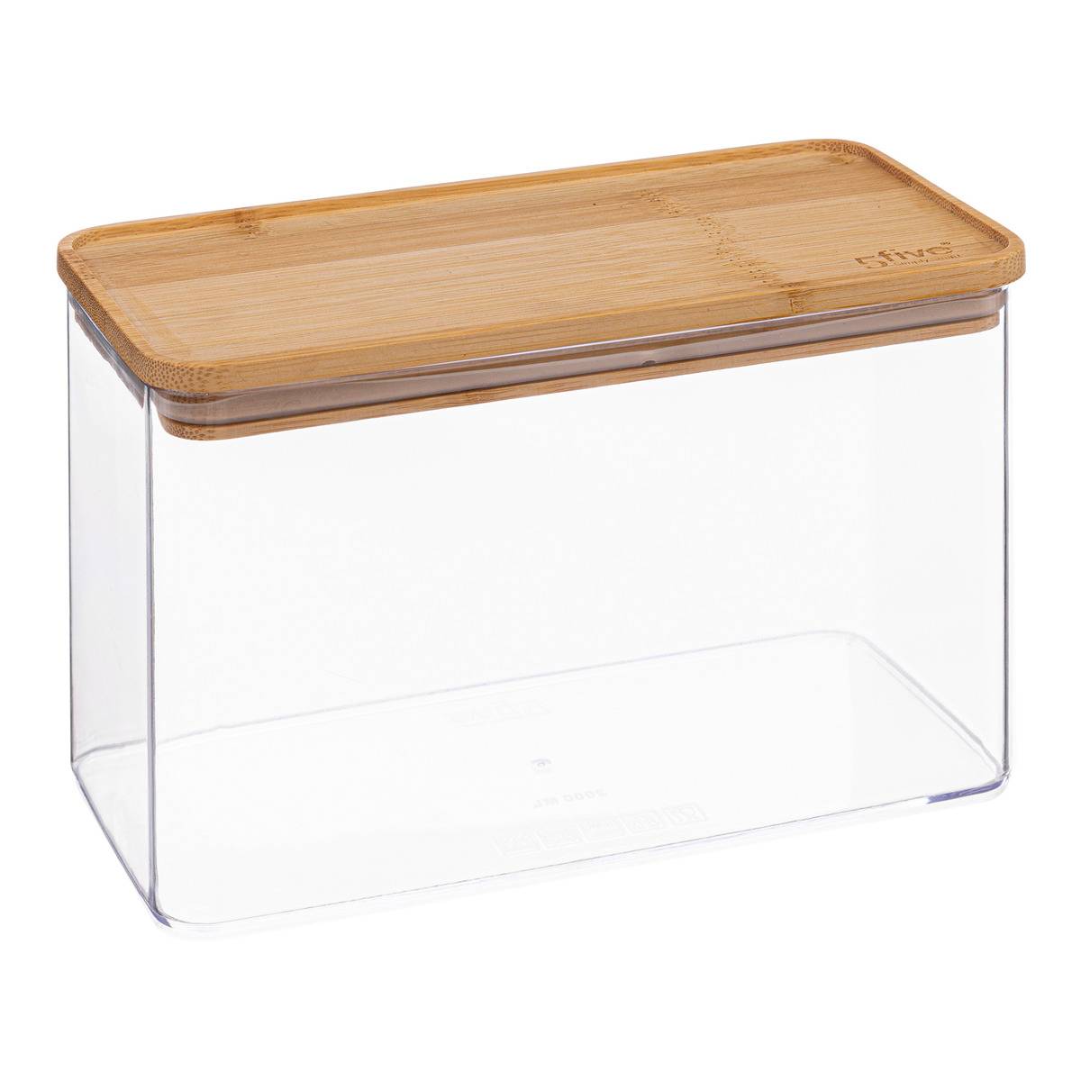 Boîte de conservation couvercle 2L ESKE transparent, 5FIVE SIMPLY SMART