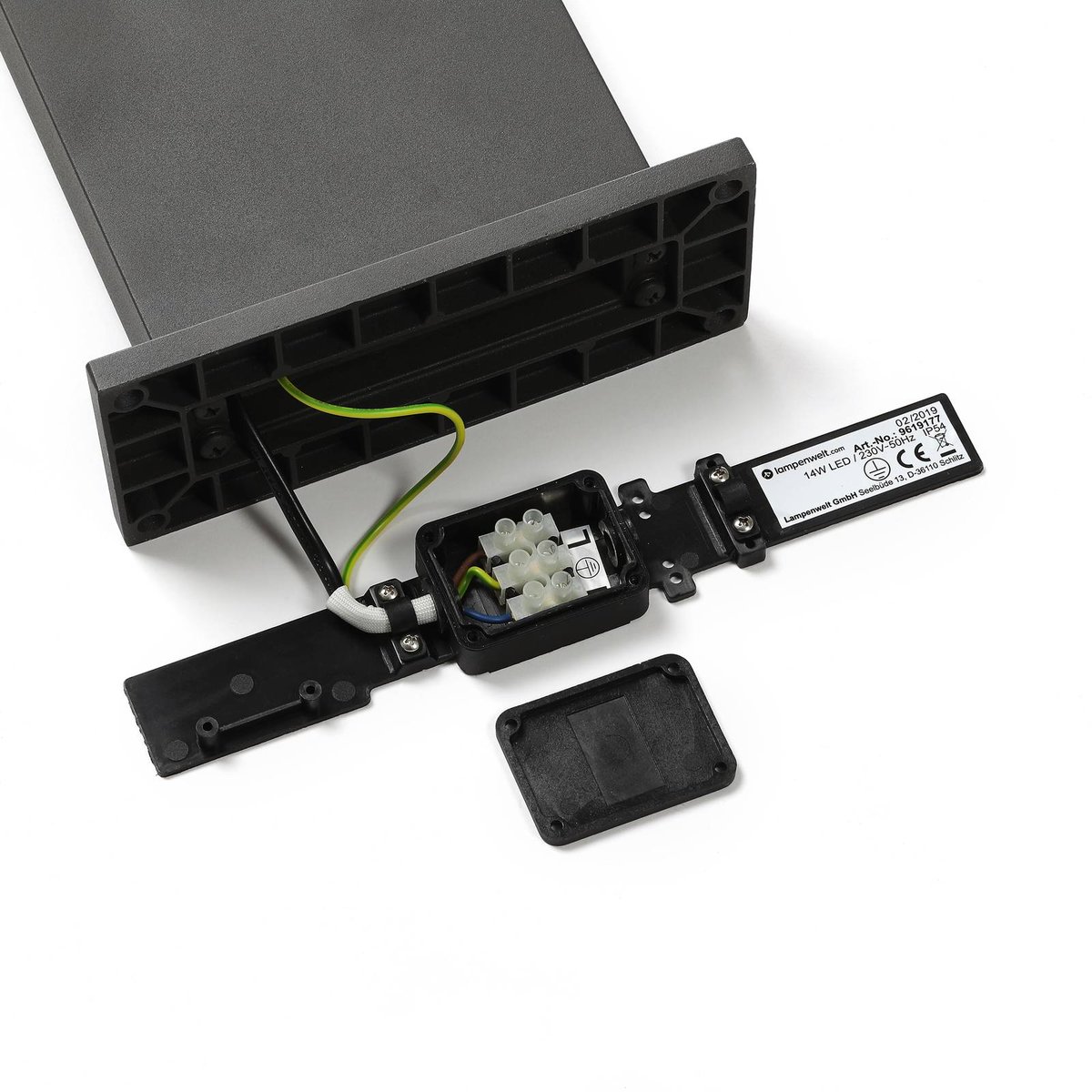 Luminaire extérieur en aluminium moderneLED gris graphite (ral 840-m), LUCANDE
