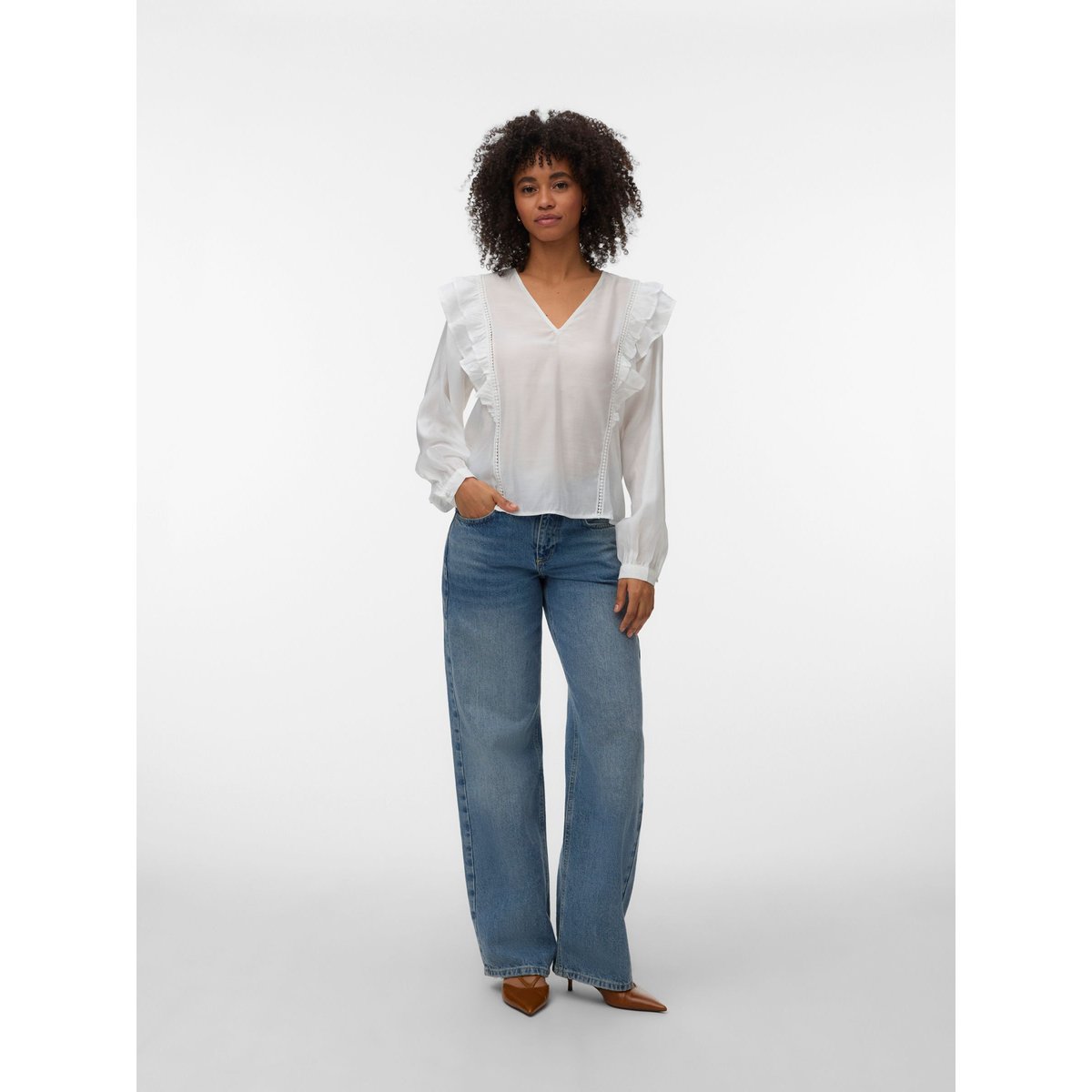 Blouse snow white, VERO MODA