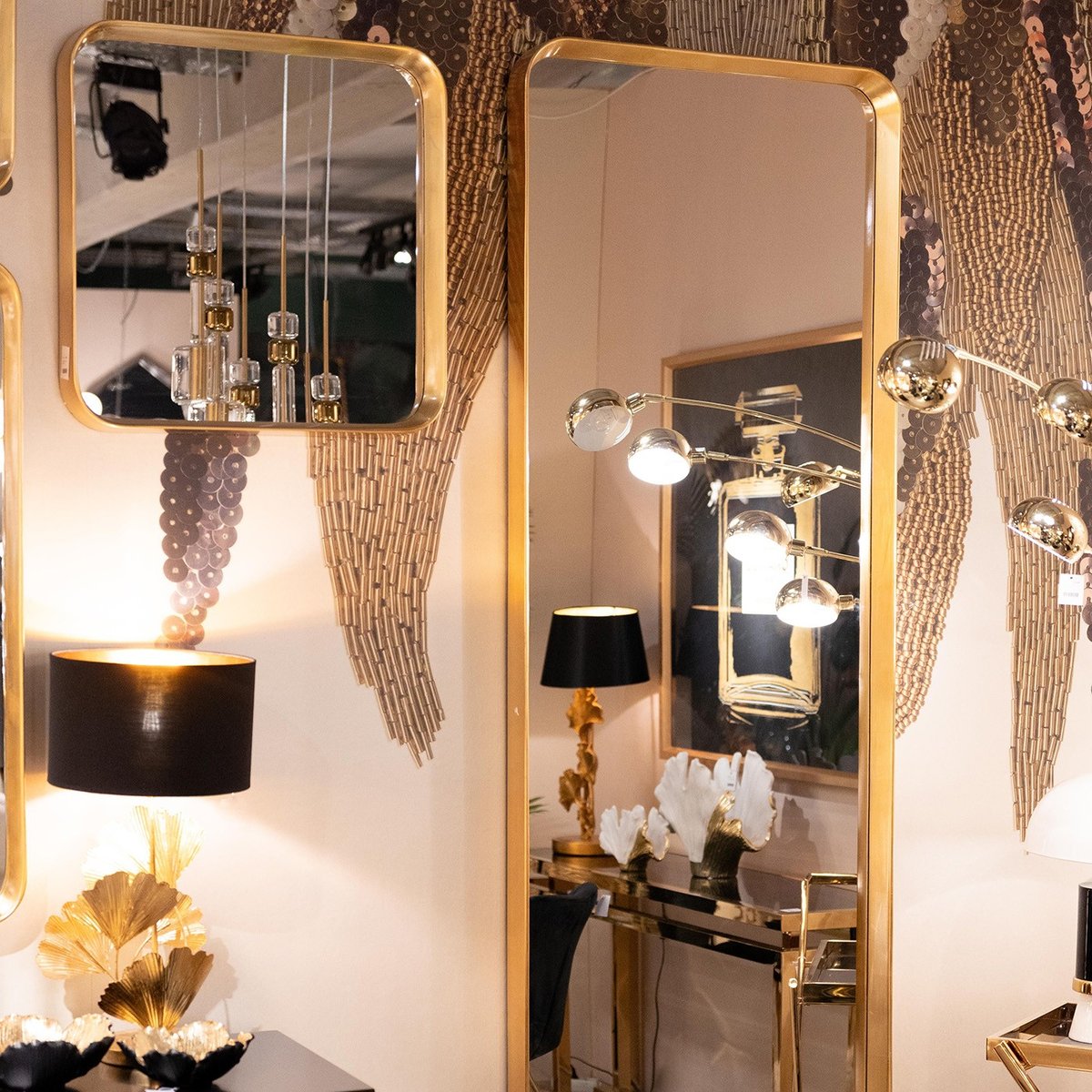 Miroir rectangle, VINCENZA or, KARE DESIGN