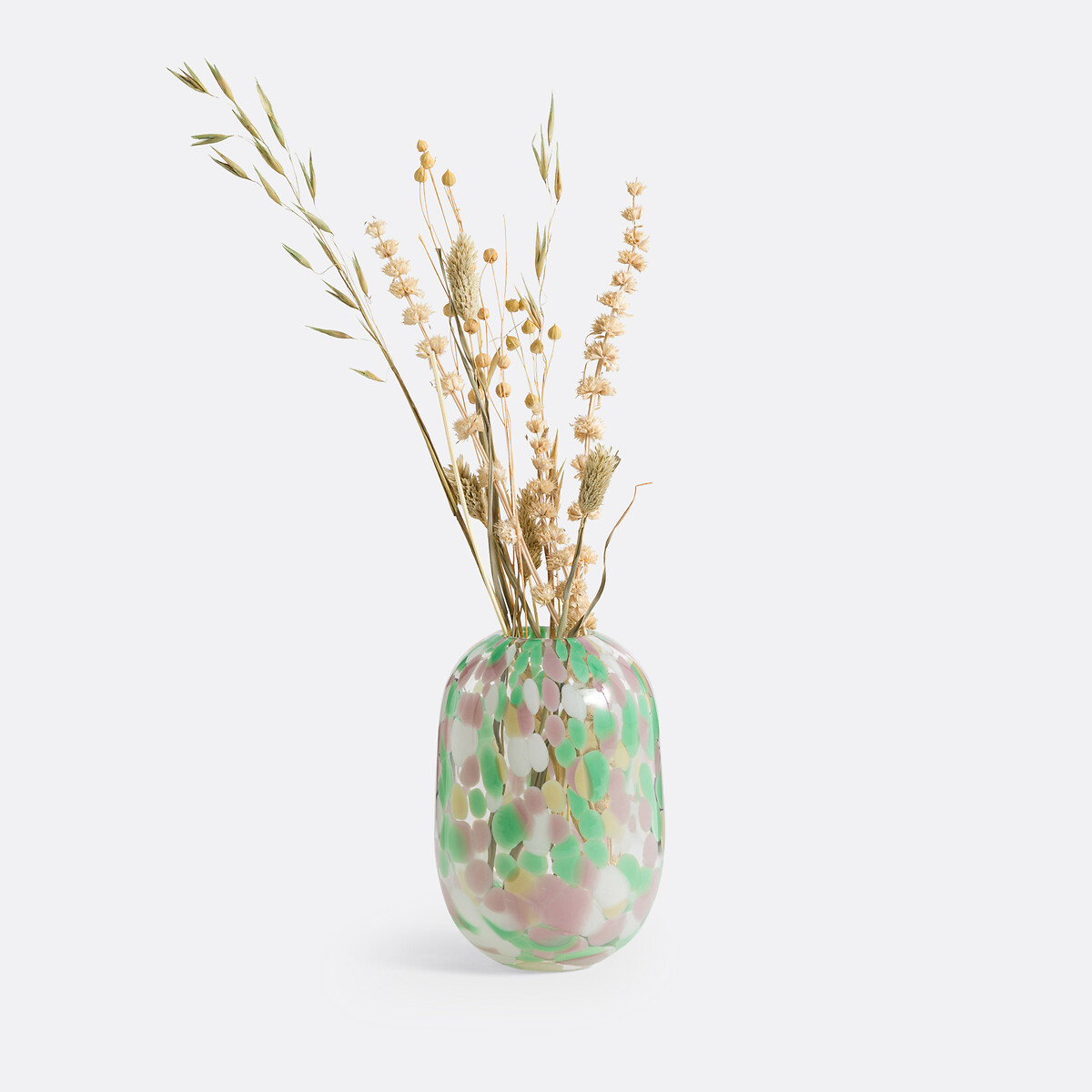 Vase tacheté en verre H15 cm, Miaro multicolore, LA REDOUTE INTERIEURS