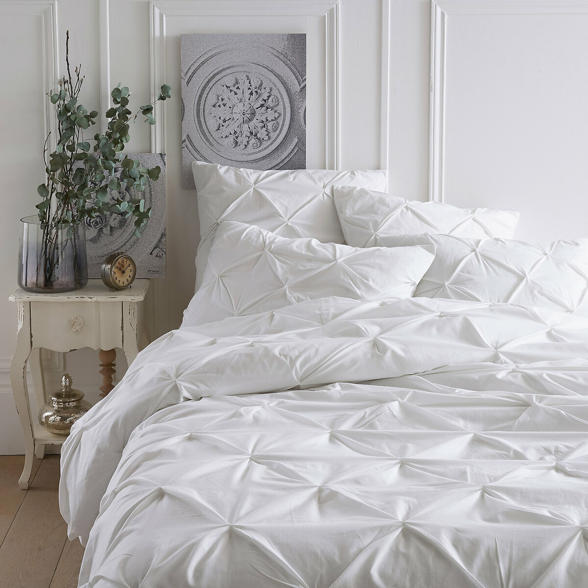 Taie d'oreiller, Origami blanc, SO'HOME