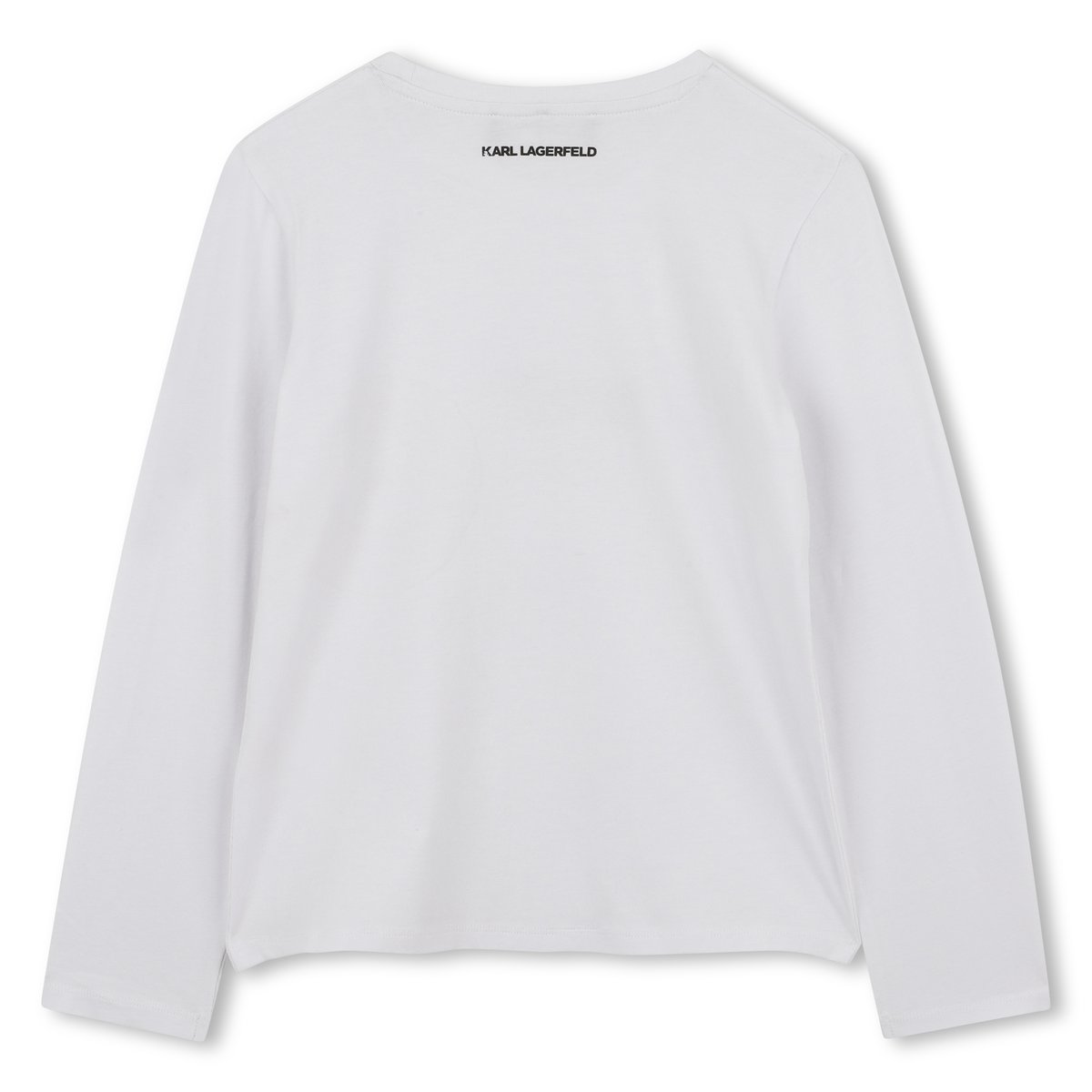 T-shirts à manches longues blanc, KARL LAGERFELD KIDS