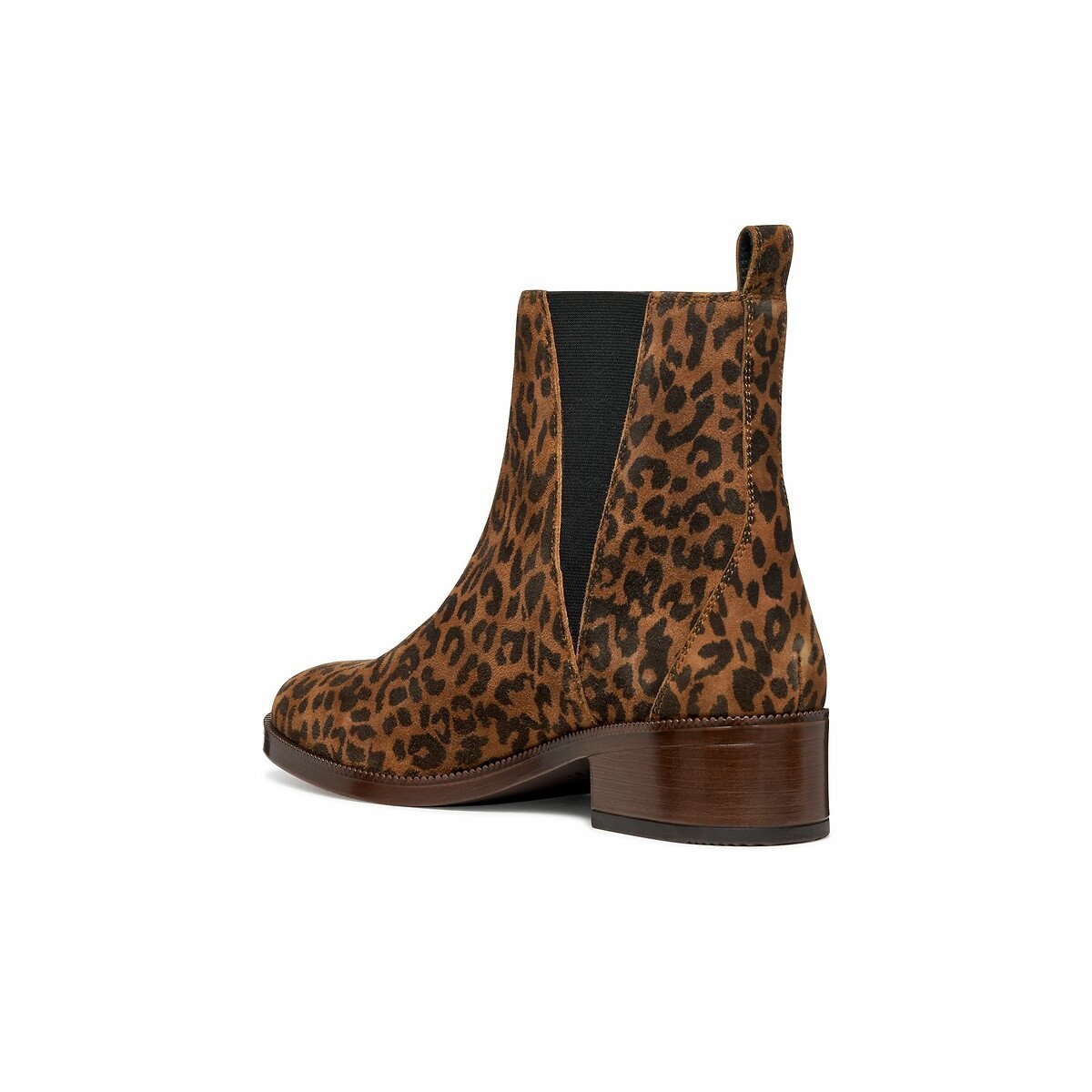 Camexia Breathable Ankle Boots in Suede with Zip Fastening cognac, GEOX