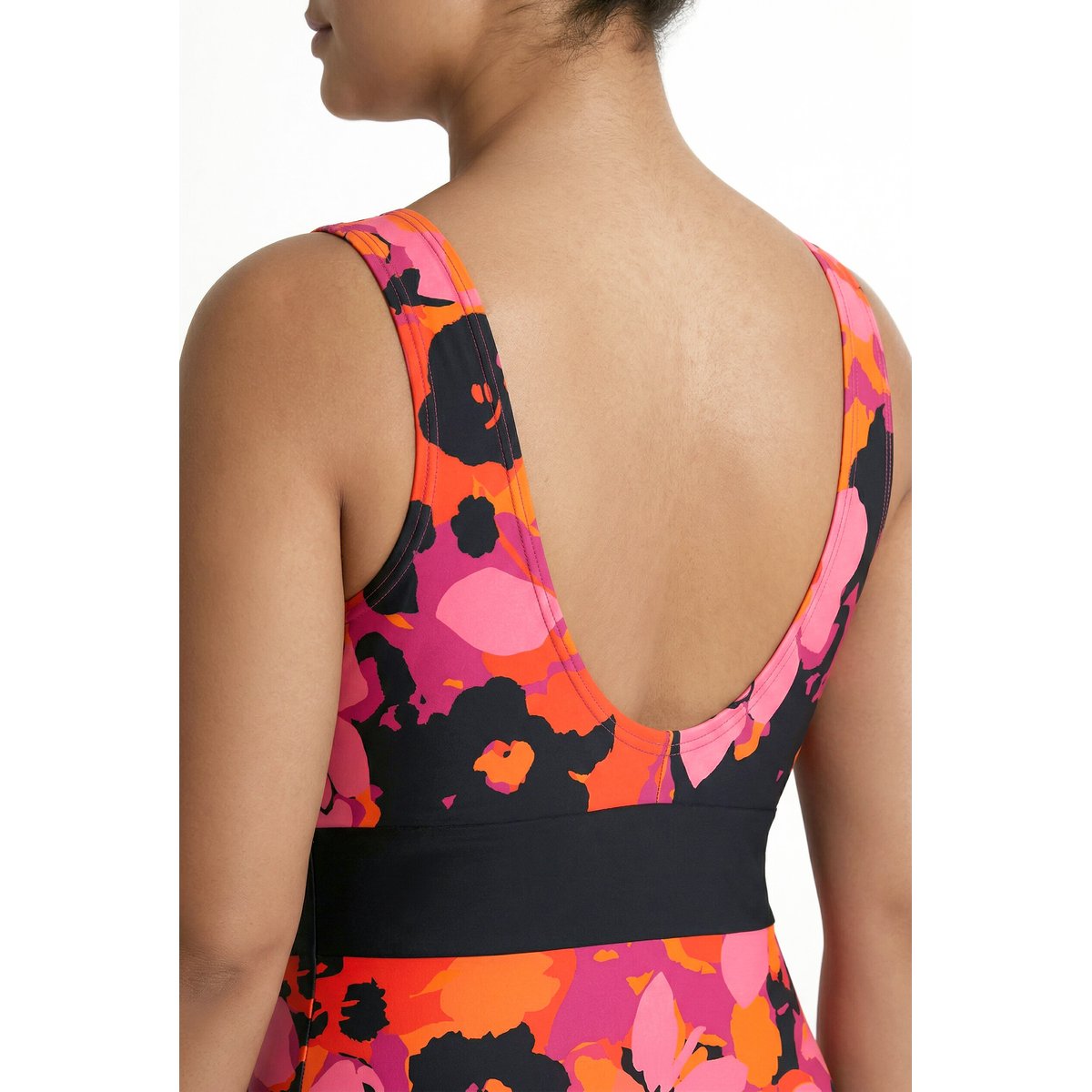 Maillot de bain, motif fleurs orchidée, ULLA POPKEN