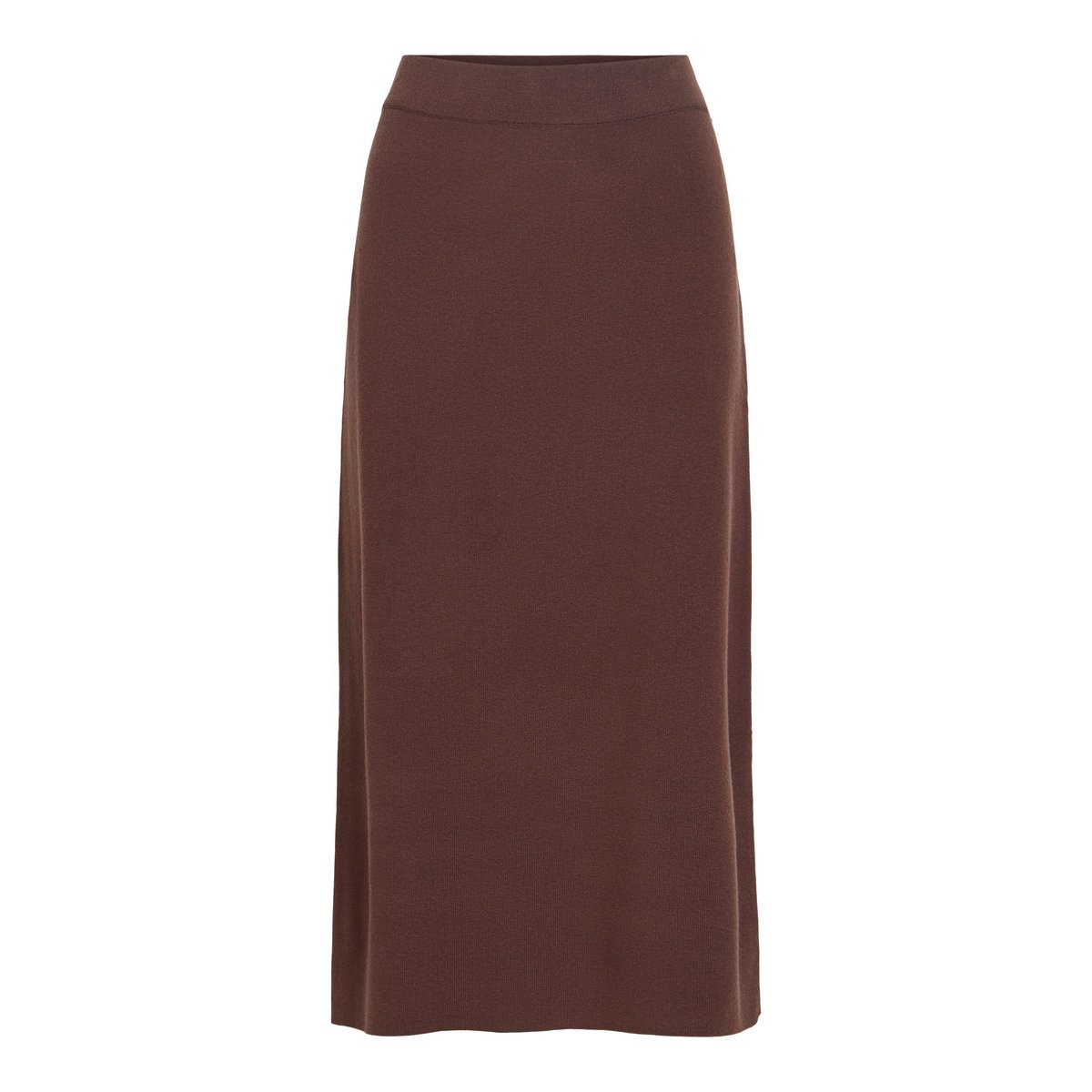 Jupe Mi-Longue marron - coffee bean1, VILA