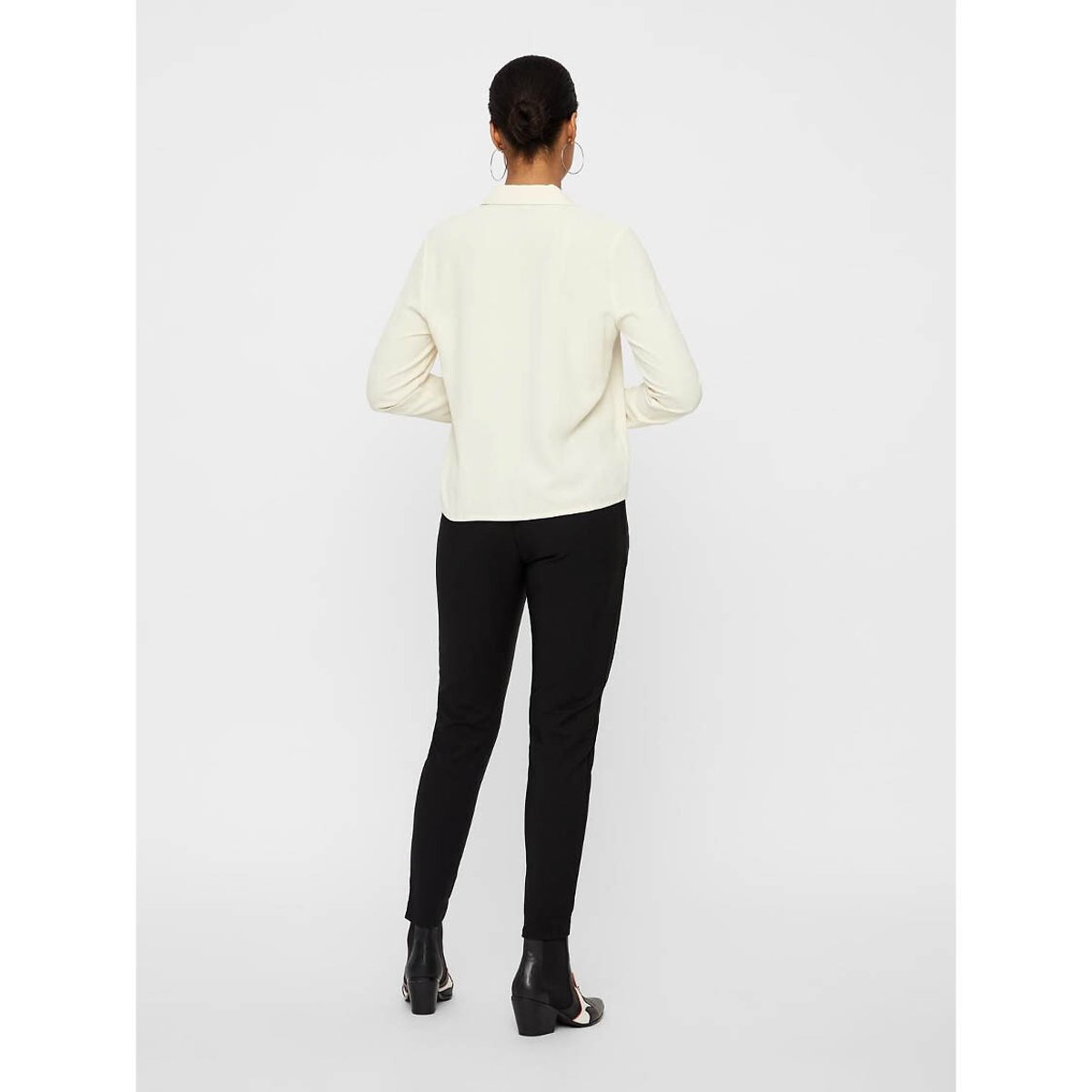 Ankle Grazer Peg Trousers black, VERO MODA