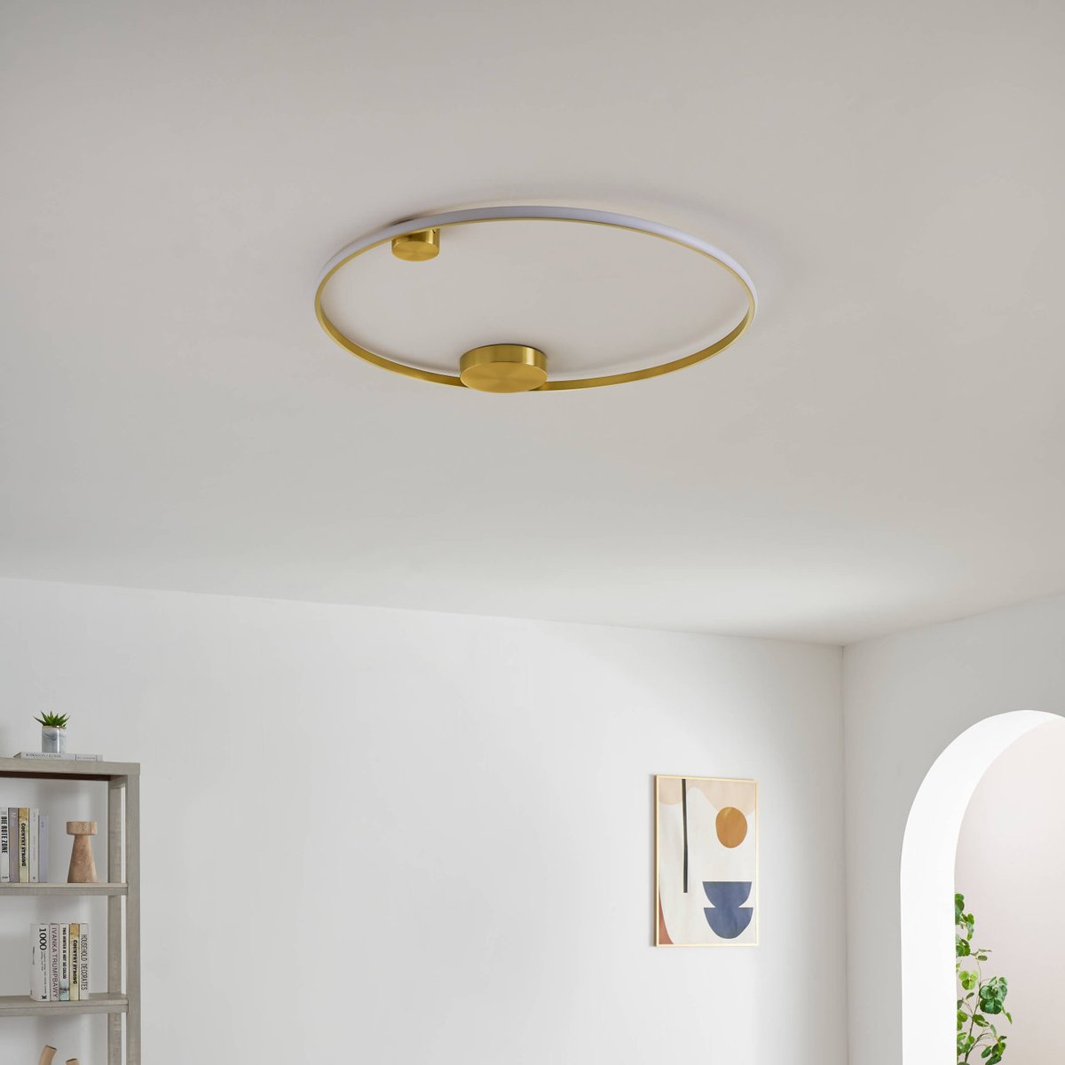 Éclairage LED circulaire doré - CEIRA laiton, KOSILUM