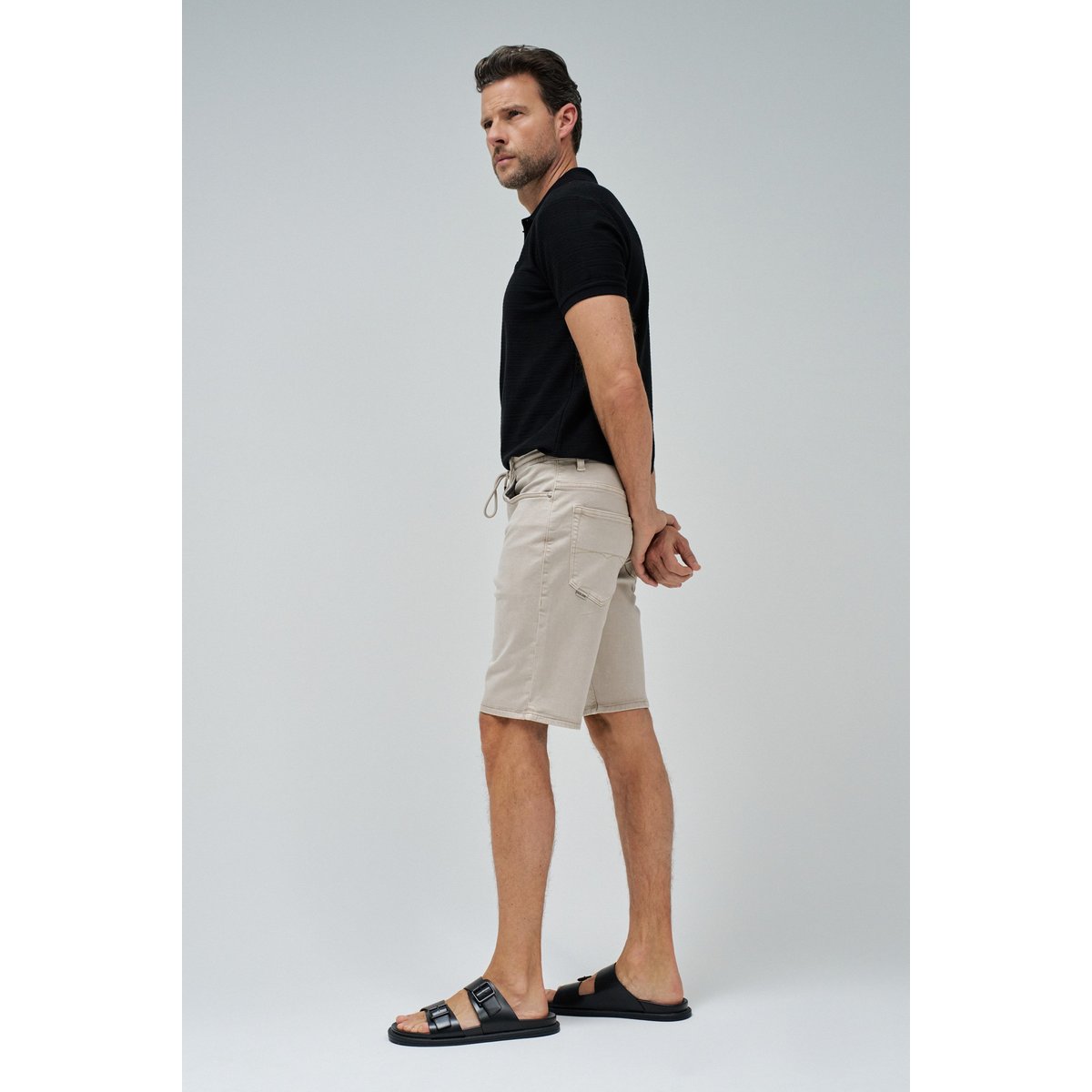 SHORT EN DENIM COLORÉ S-ACTIV vert kaki, SALSA JEANS