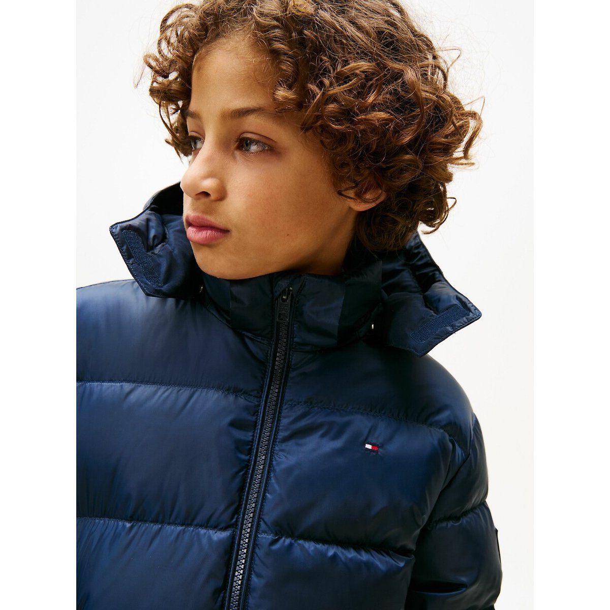 Hooded Padded Jacket navy blue, TOMMY HILFIGER