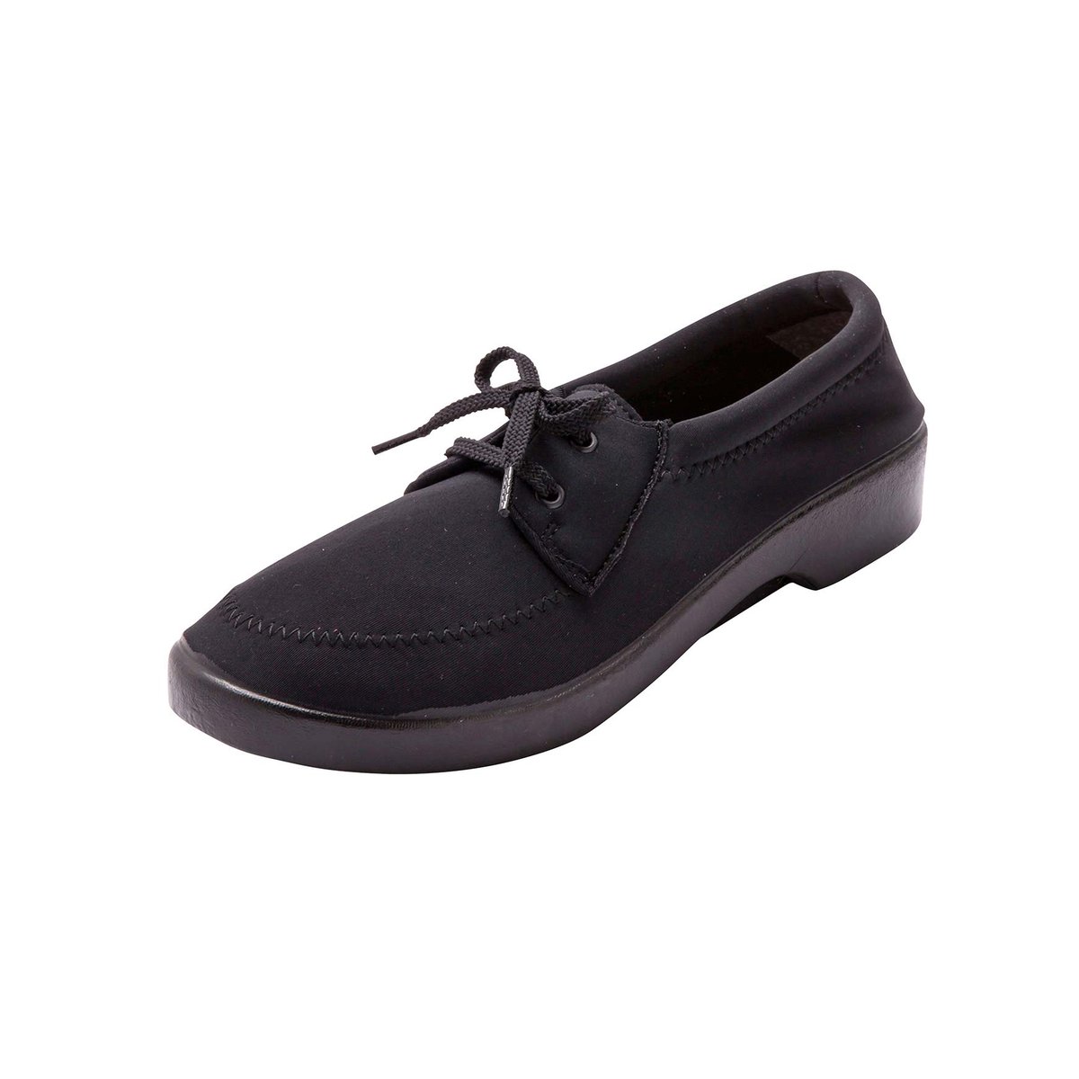 Derbies À Lacets En Maille Extensible noir, PEDICONFORT