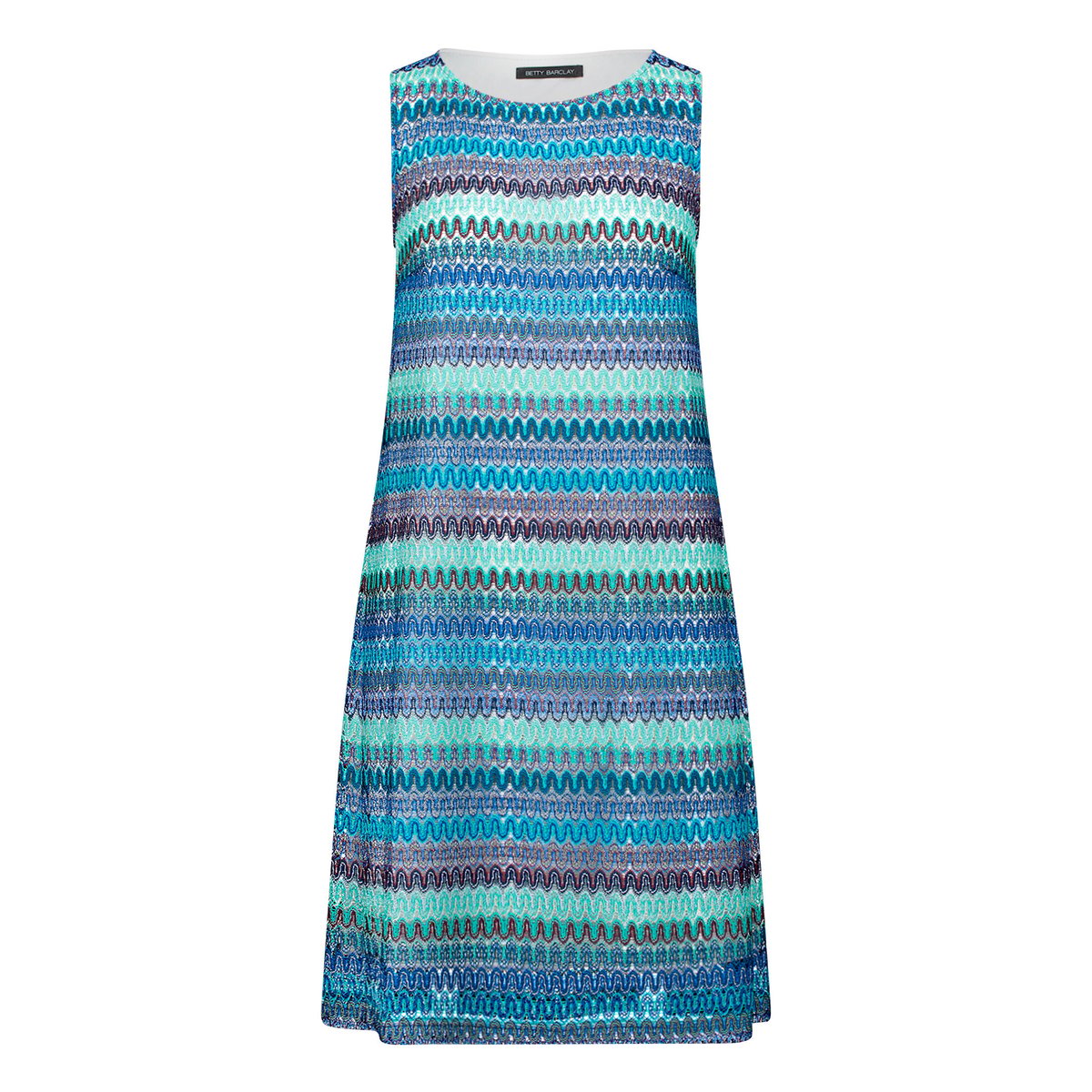 Robe droite sans manches bleu/vert, BETTY BARCLAY