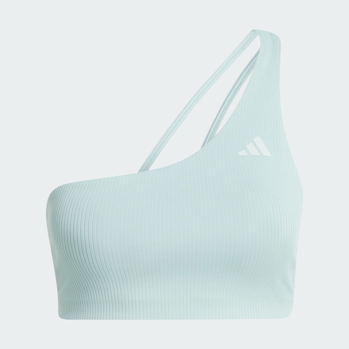 Brassière De Training Asymétrique Côtelée Optime Maintien Léger Brassière De Training Asymétrique Côtelée Optime Maintien Léger wonder sage, adidas Performance