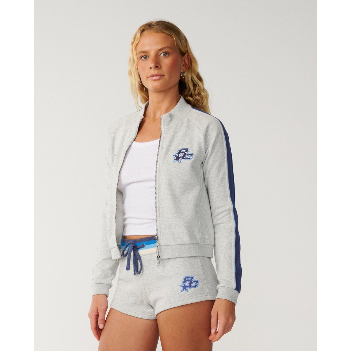 Short de bain ARCHIVE SCRIPT Booty grey marle/navy, RIP CURL
