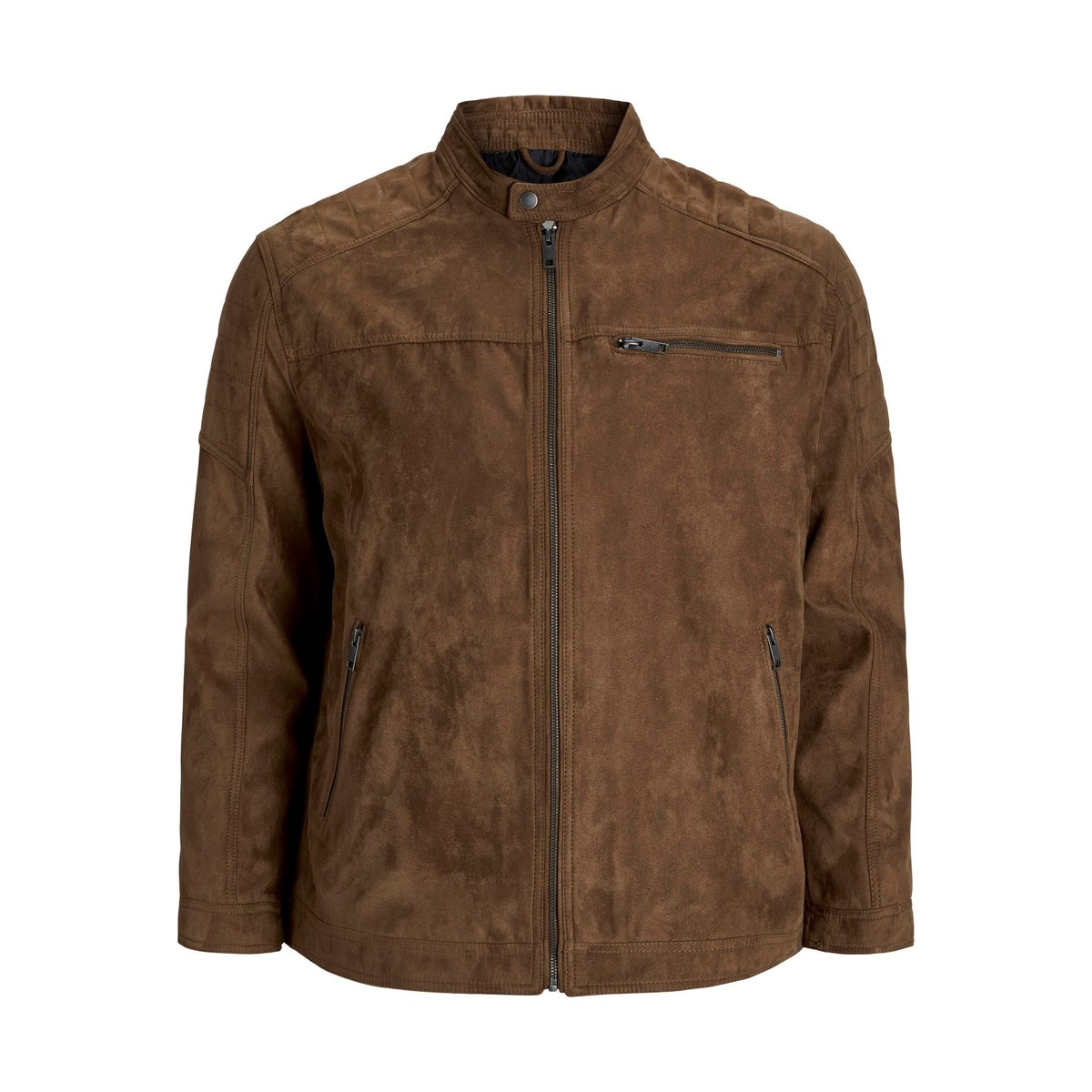 Veste De Motard En Simili-Cuir cognac, JACK & JONES