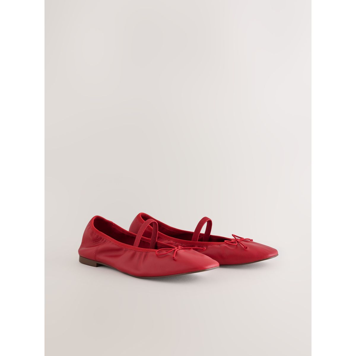 Babies en cuir doux forever comfort® rouge, NEXT