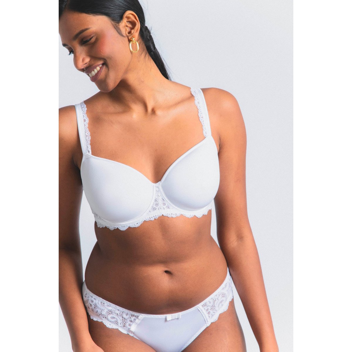 Soutien-gorge spacer en dentelle GABY blanc, MAISON LEJABY