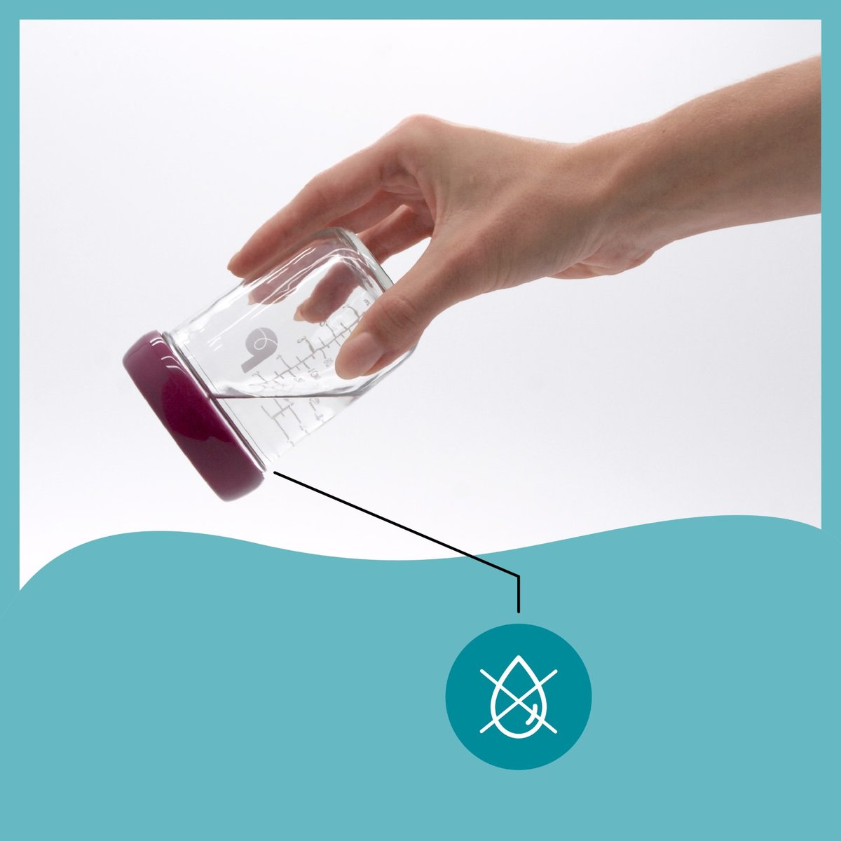 Pots de conservation en verre et livre de recettes transparent, BABYMOOV