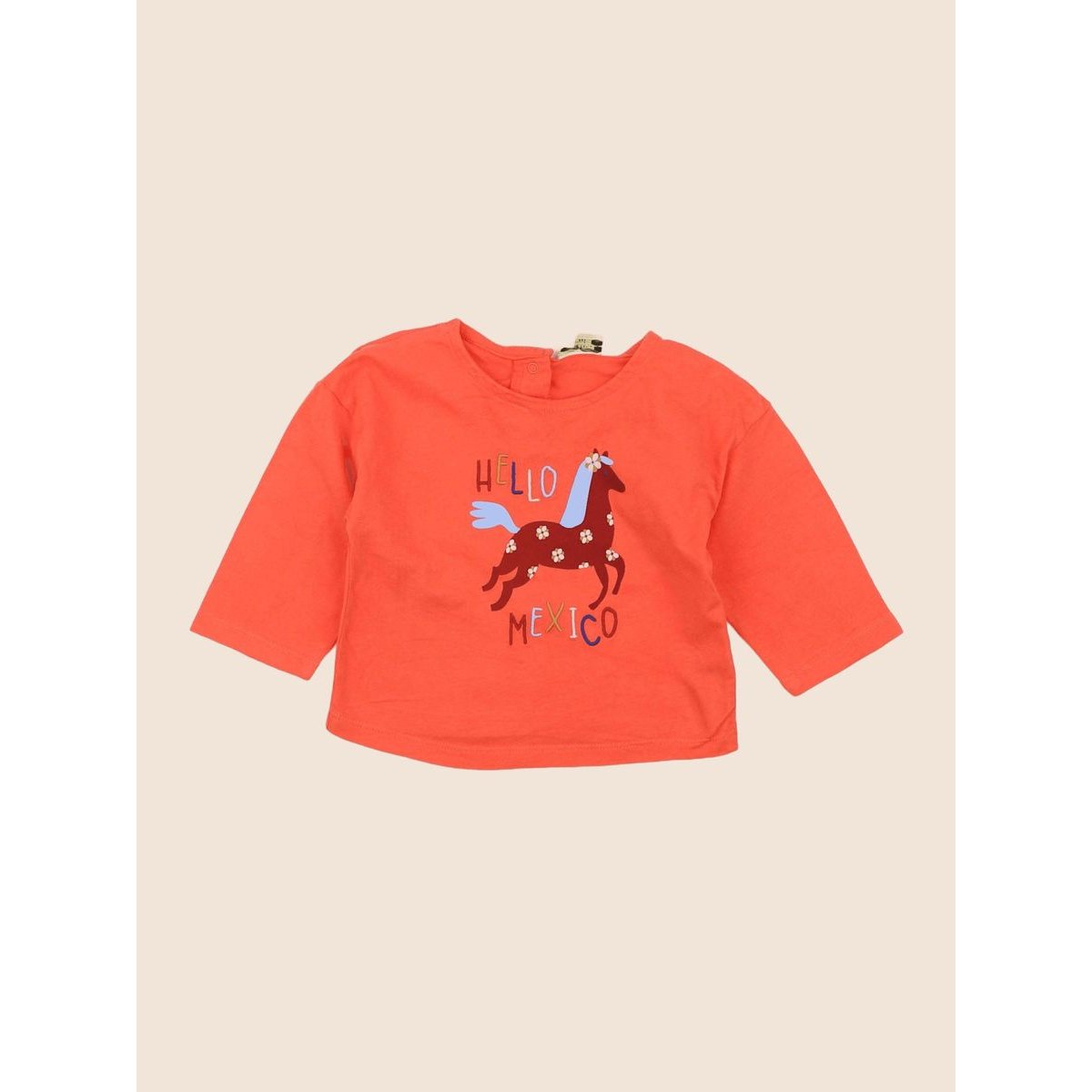 Tee-shirt - Très bon état orange, TAPE A L'OEIL