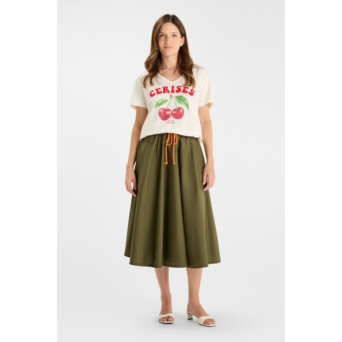 Tee-Shirt ALYNE off white, LE TEMPS DES CERISES