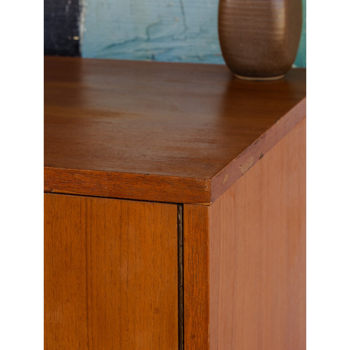 Buffet en teck Gustave N°1607 - Bon état bois foncé, DEBONGOUT