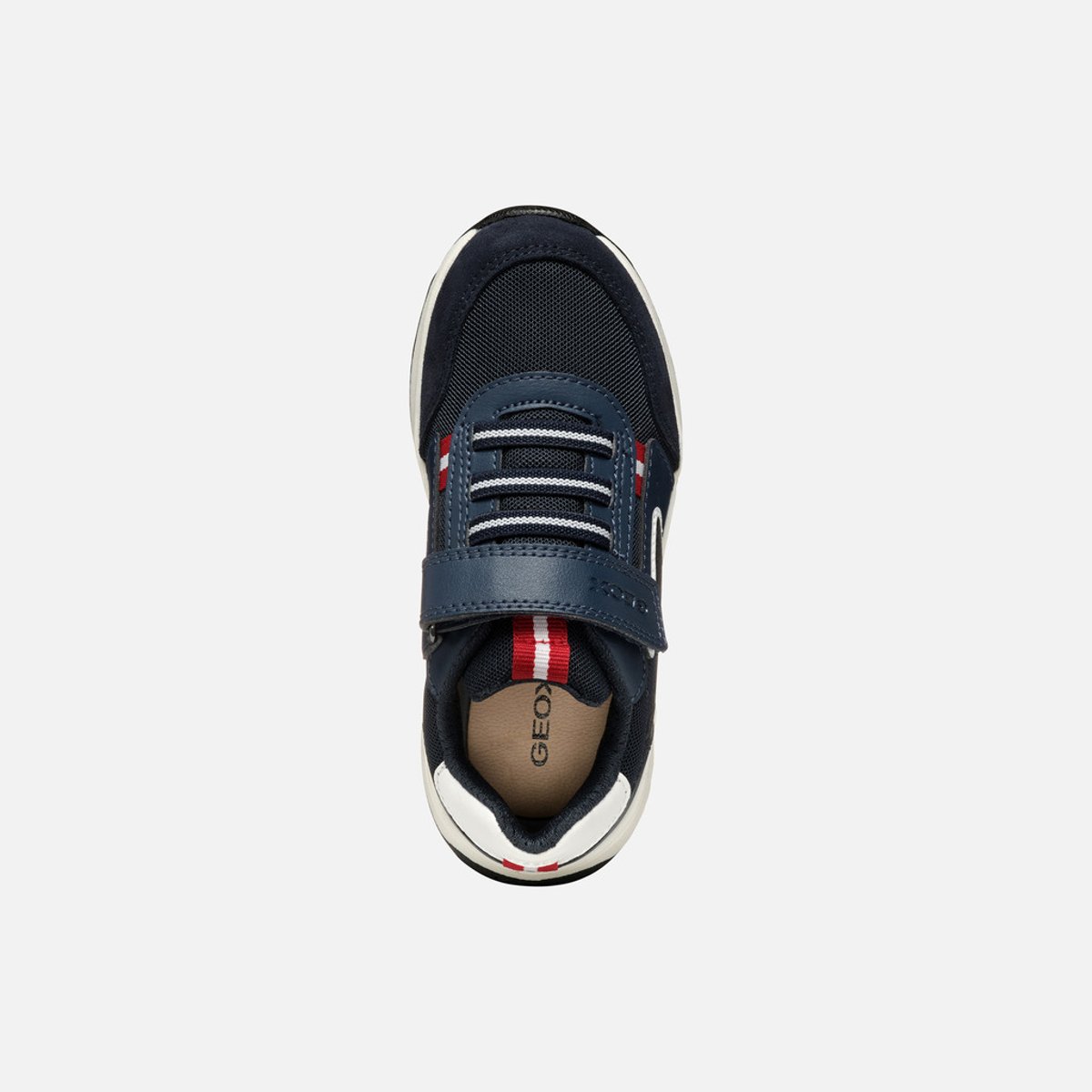 Baskets J BRIEZEE bleu marine/rouge foncé, GEOX