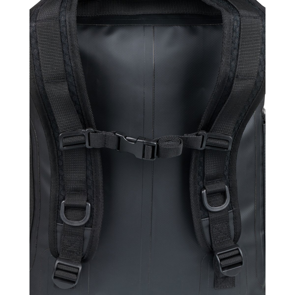 Sac à dos avec compartiment principal roll-top étanche STORM DRY noir black, BILLABONG