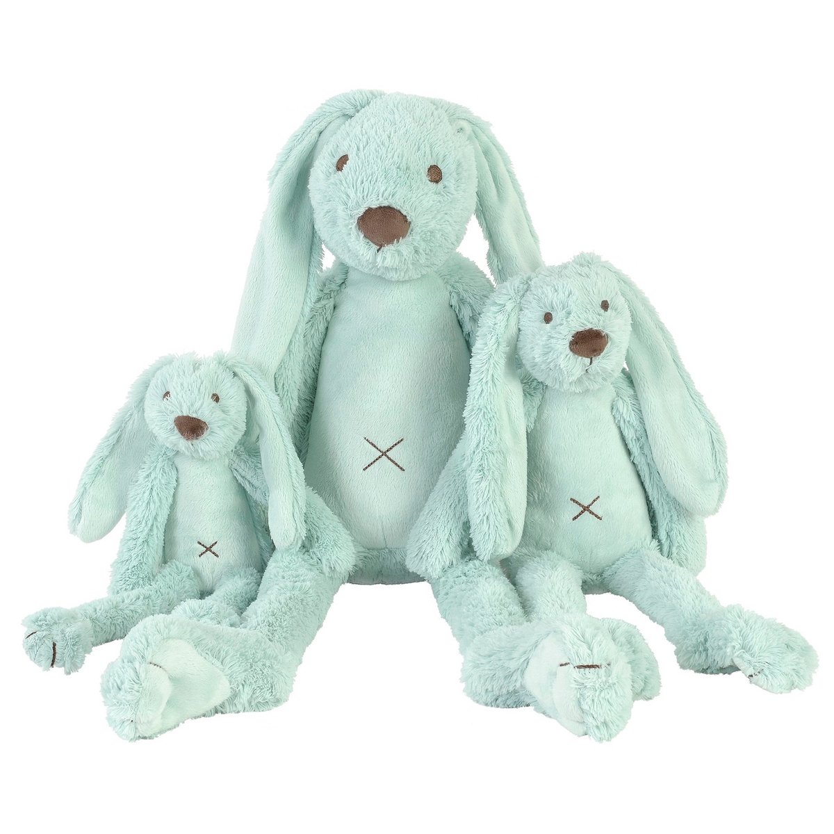 Peluche Lapin Richie 28 cm bleu lagoon, HAPPY HORSE